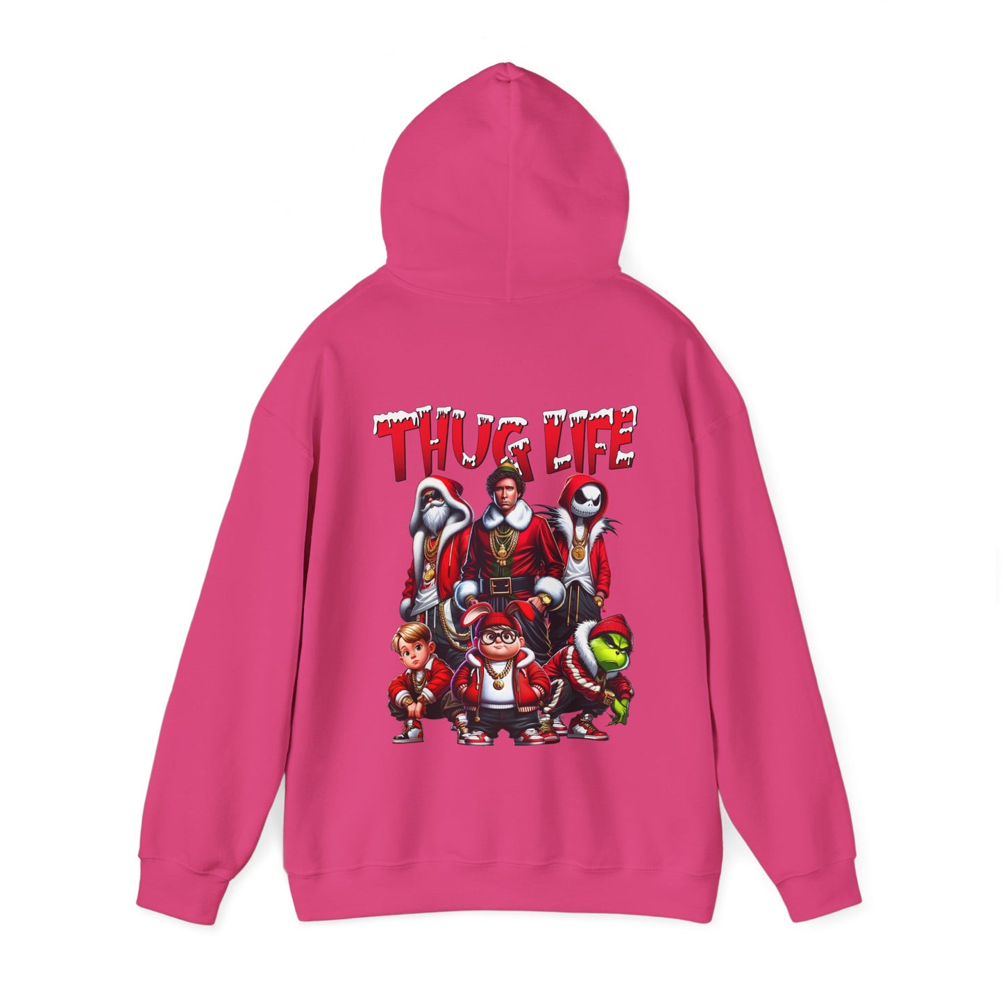 Princess Grace  Thug Life Unisex Heavy Blend Hoodie  Fun Cartoon Graphic Sweatshirt