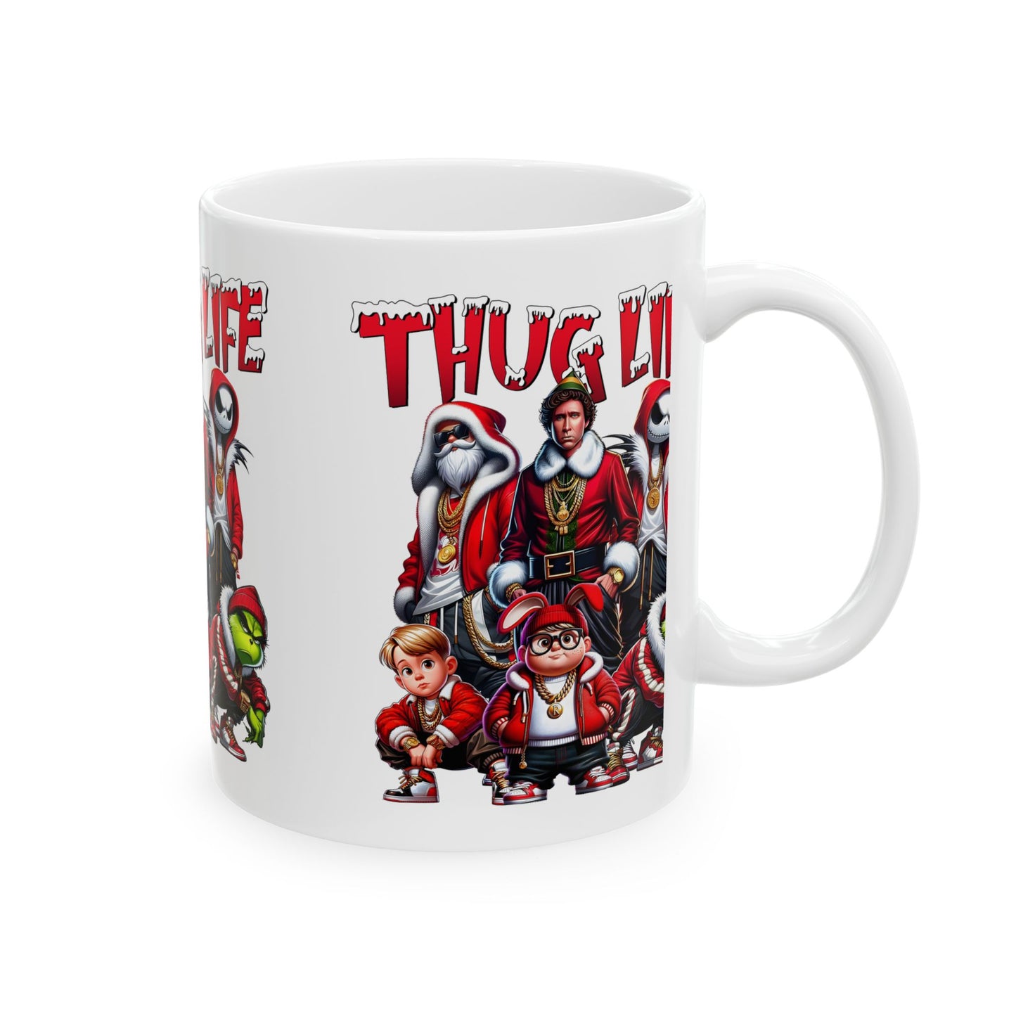 Princess Grace Thug Life Ceramic Mug | 11oz & 15oz | Fun & Unique Gift for Holidays