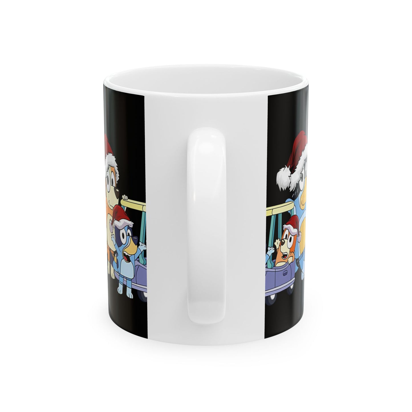 Princess Grace Festive Dog-Themed Ceramic Mug | 11oz & 15oz | Perfect Holiday Gift