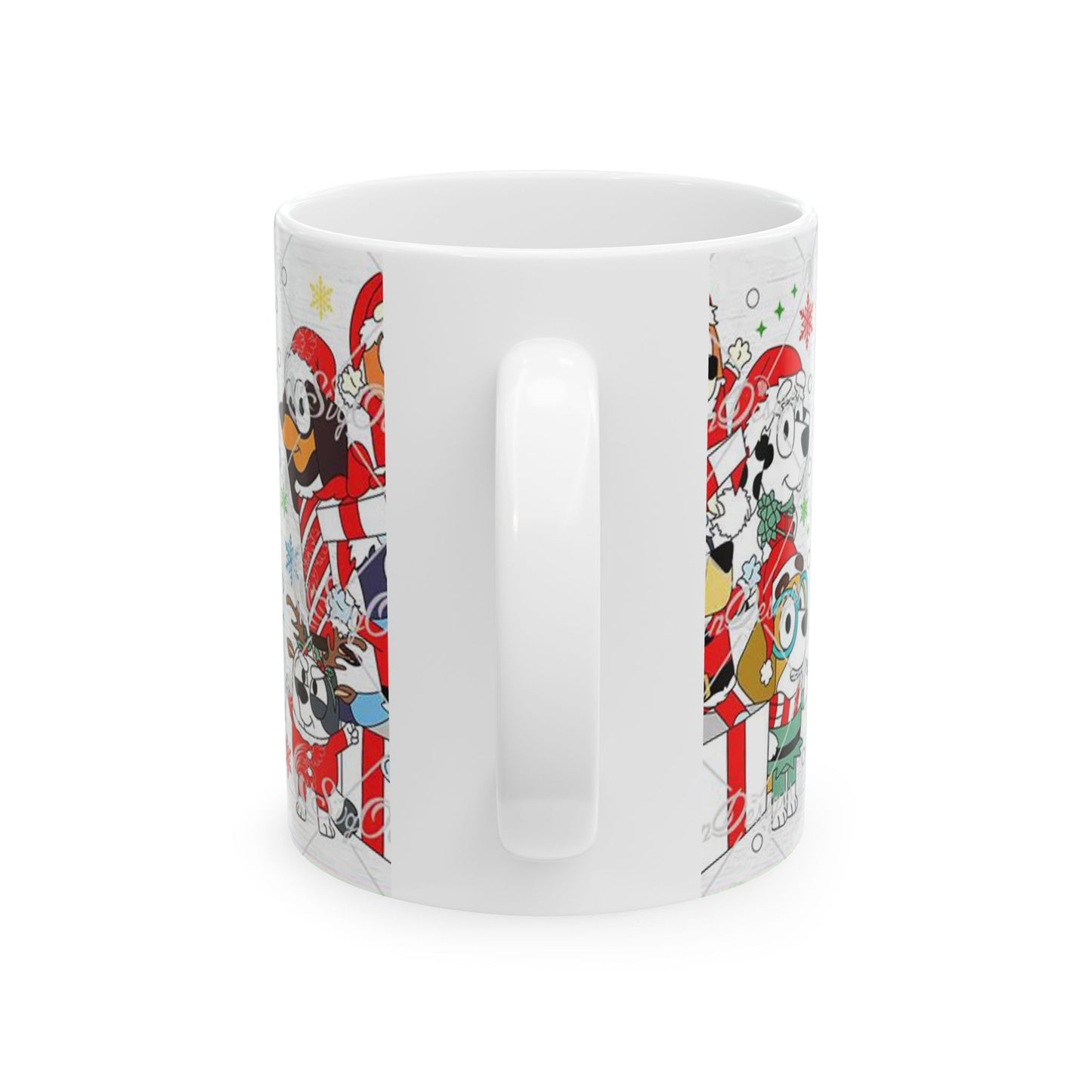 Princess Grace Festive Dog-Themed Ceramic Mug – Perfect Holiday Gift!