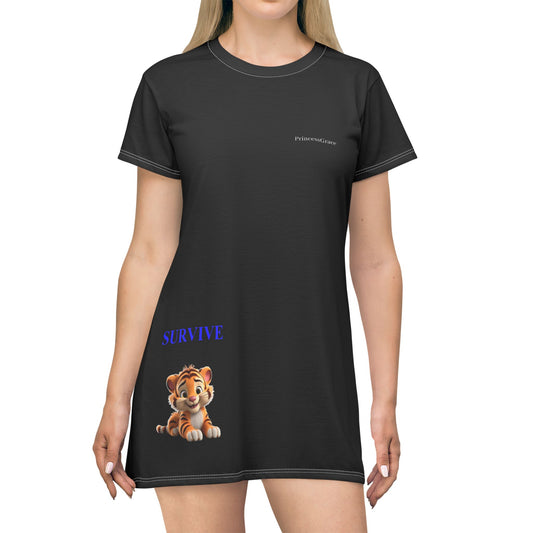 Princess Grace  Survive  T-Shirt Dress