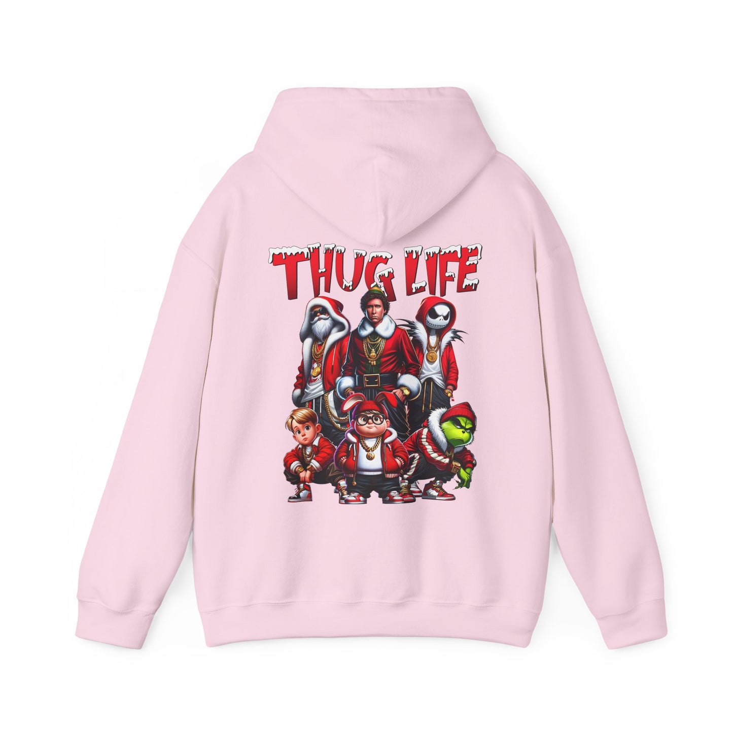 Princess Grace  Thug Life Unisex Heavy Blend Hoodie  Fun Cartoon Graphic Sweatshirt