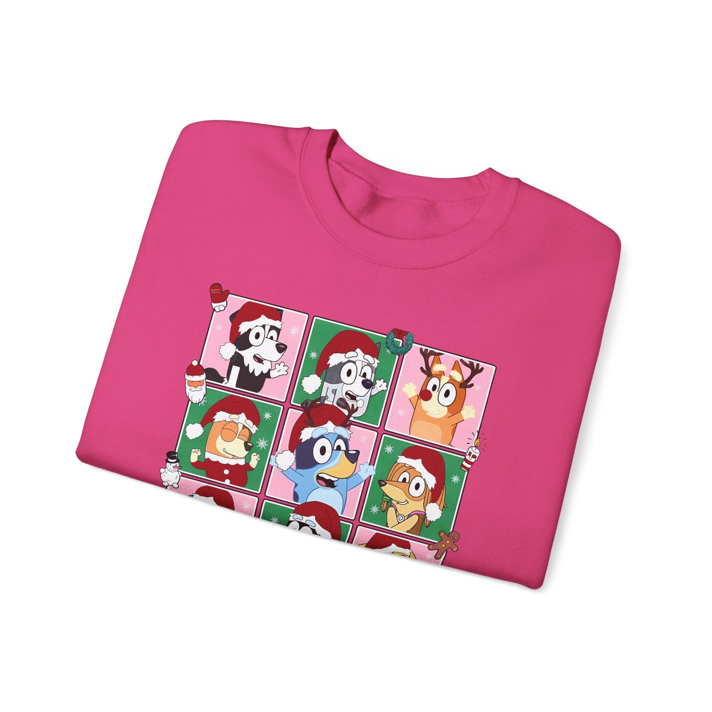 Princess Grace Festive Dog-Themed Crewneck Sweatshirt - Perfect Holiday Gift!