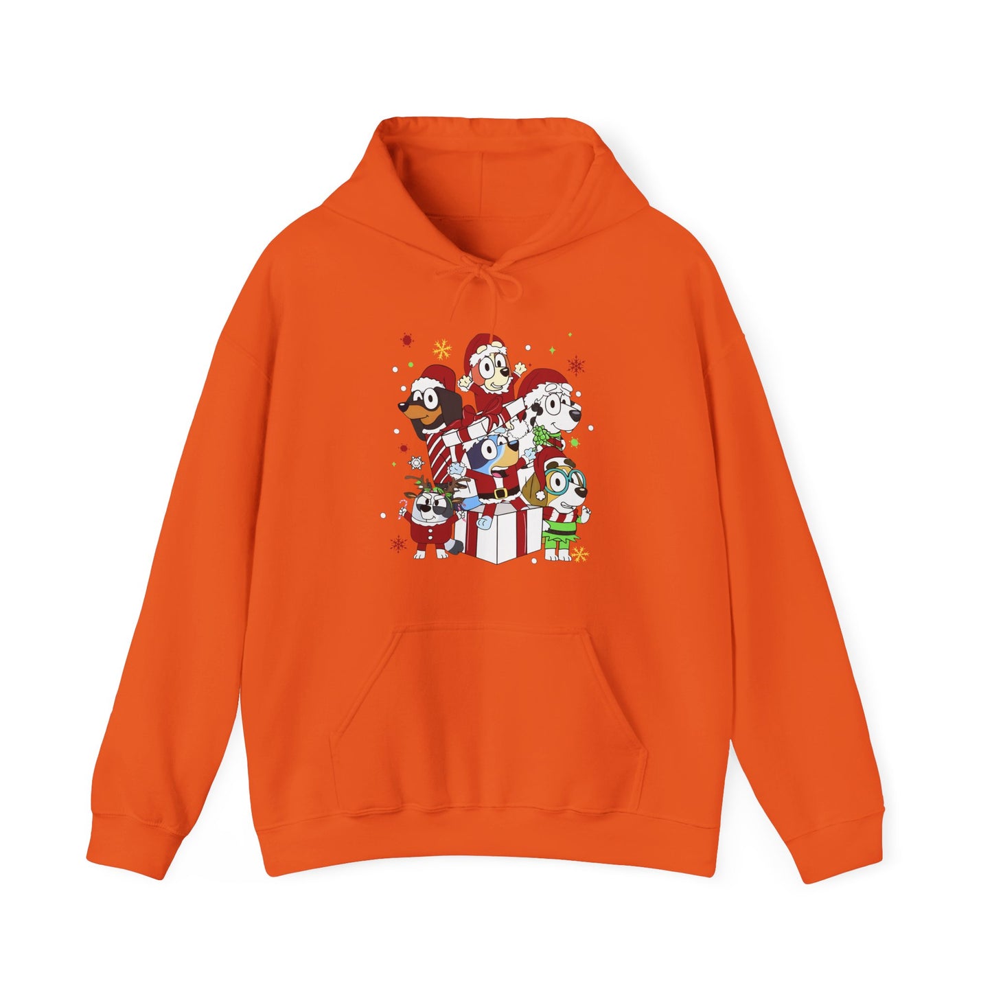 Princess Grace Festive Animal Friends Hoodie – Unisex Heavy Blend™ Sweatshirt for Holiday Cheer