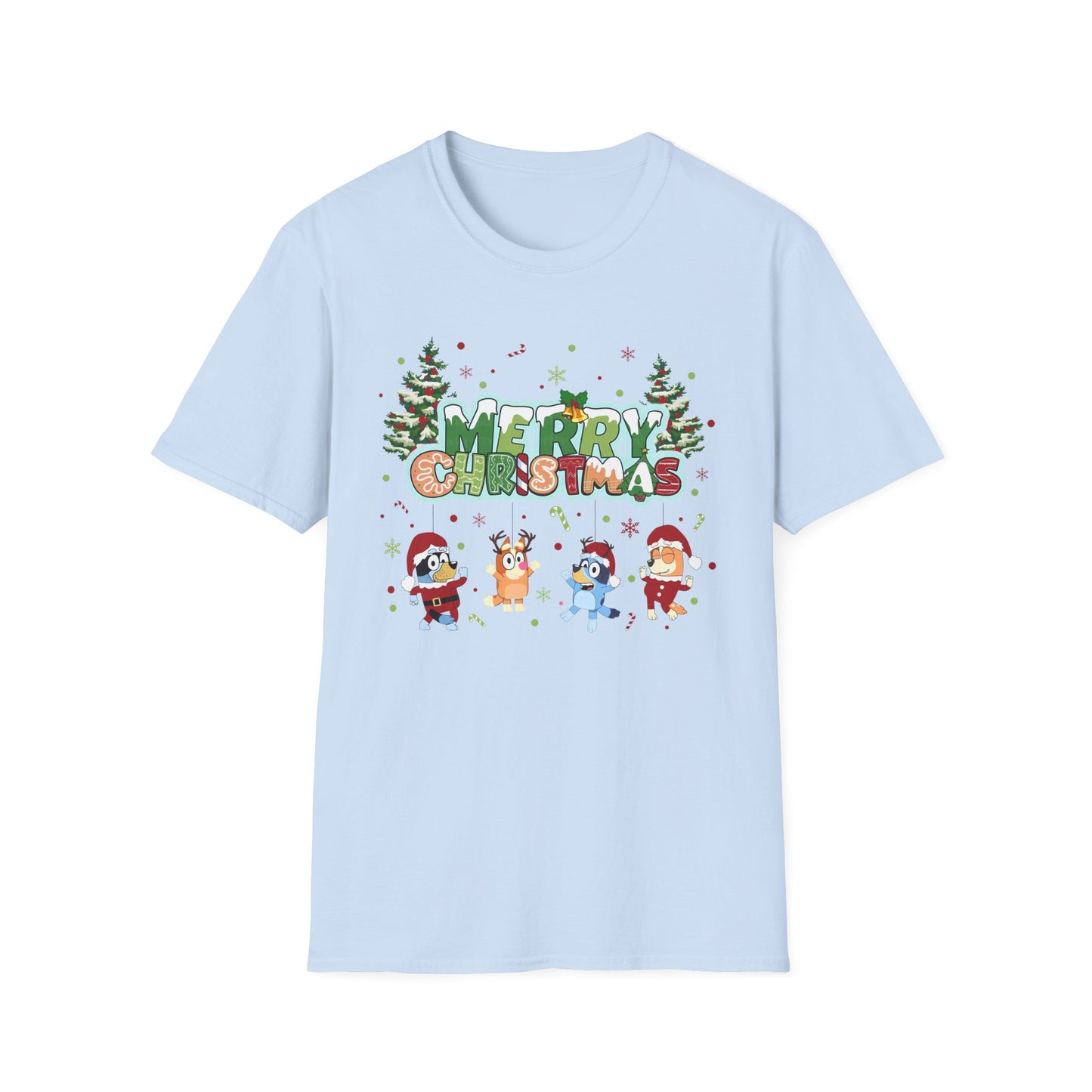 Princess Grace Funny Merry Christmas Unisex Softstyle T-Shirt