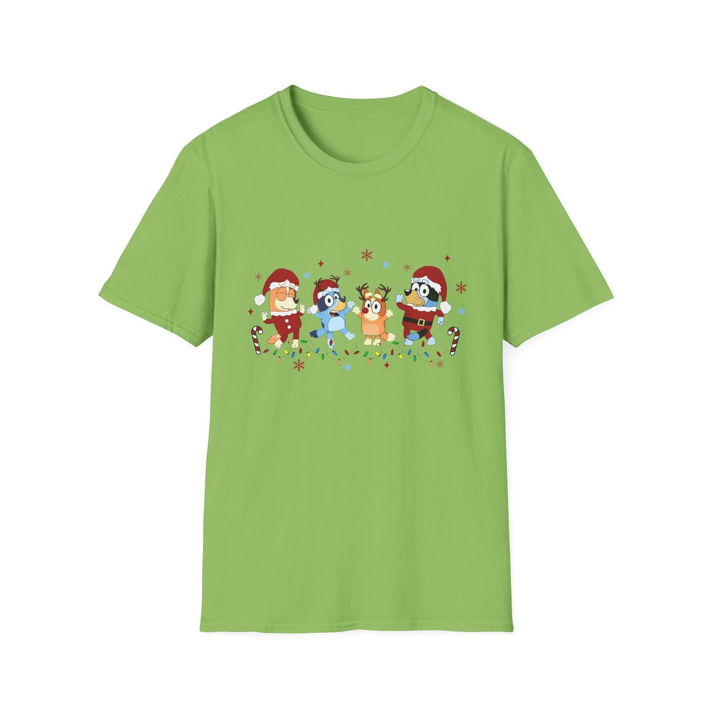 Princess Grace Festive Holiday Unisex T-Shirt - Cheerful Cartoon Characters