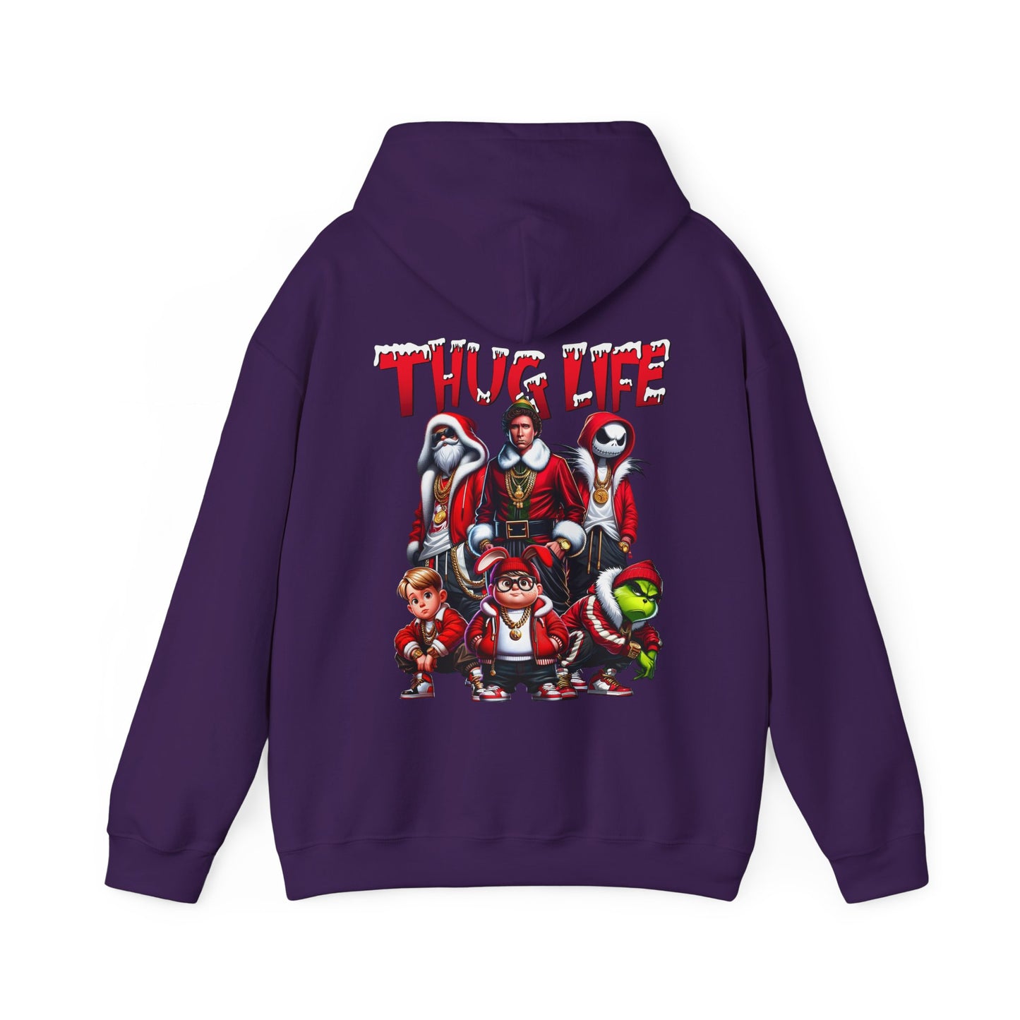 Princess Grace  Thug Life Unisex Heavy Blend Hoodie  Fun Cartoon Graphic Sweatshirt