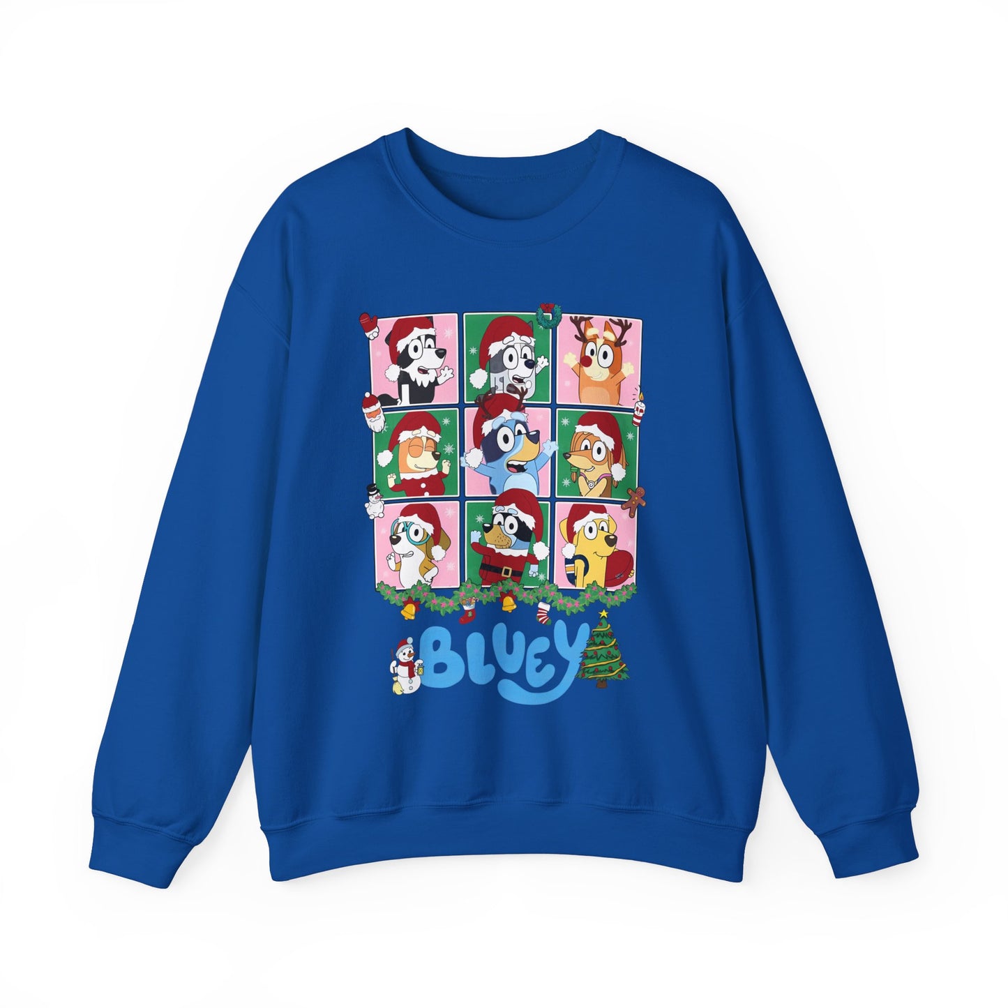 Princess Grace Festive Dog-Themed Crewneck Sweatshirt - Perfect Holiday Gift!