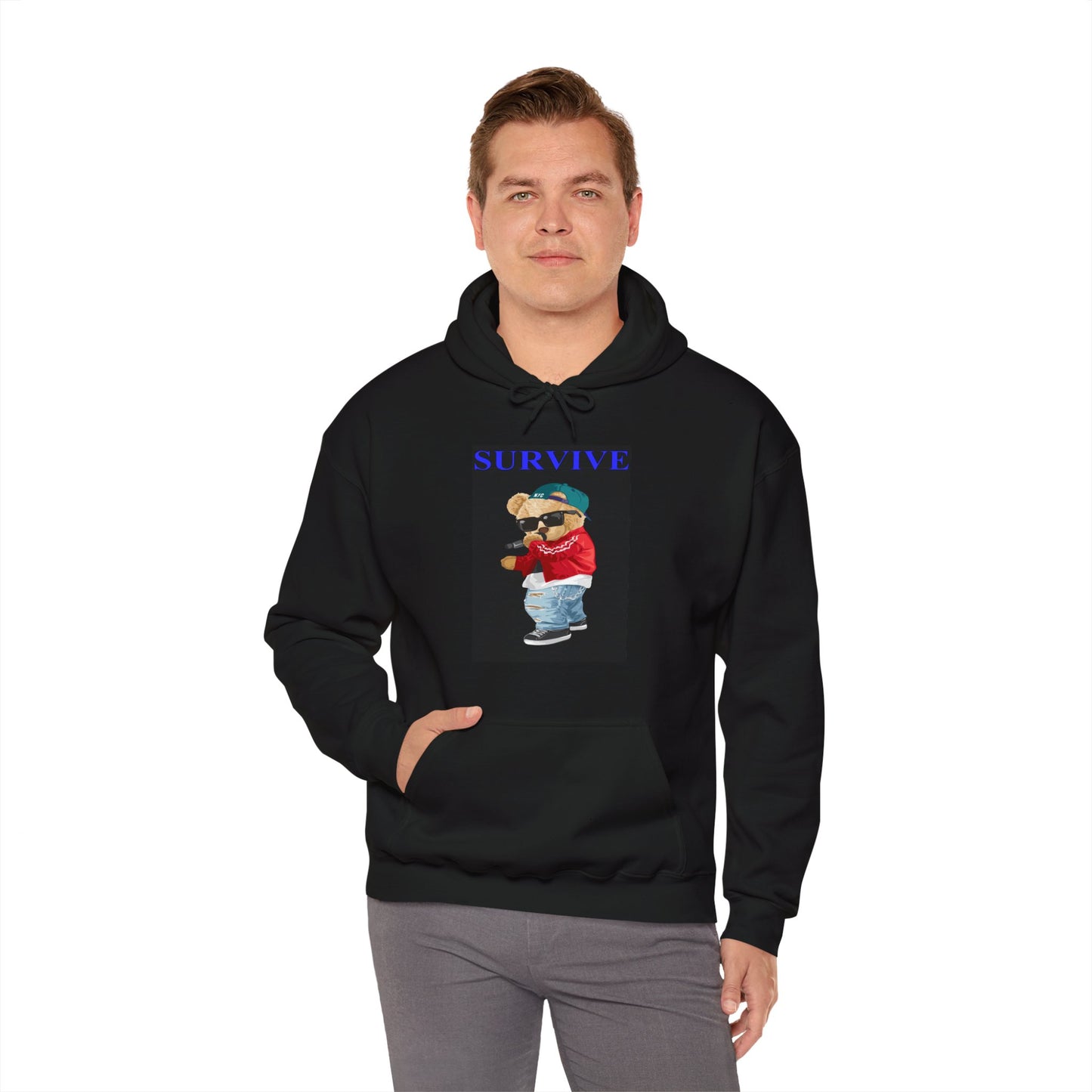 Princess Grace Survive  Unisex Heavy Blend™ Hooded Sweatshirt