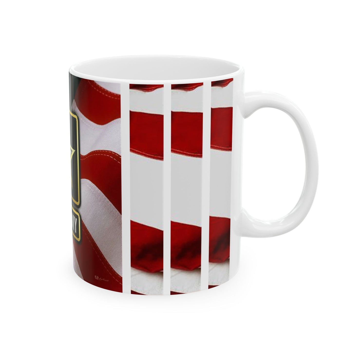 Princess Grace Patriotic U.S. Army Ceramic Mug | Military Gift, Coffee Lover's Dream, Veterans Day, Independence Day, Army Pride