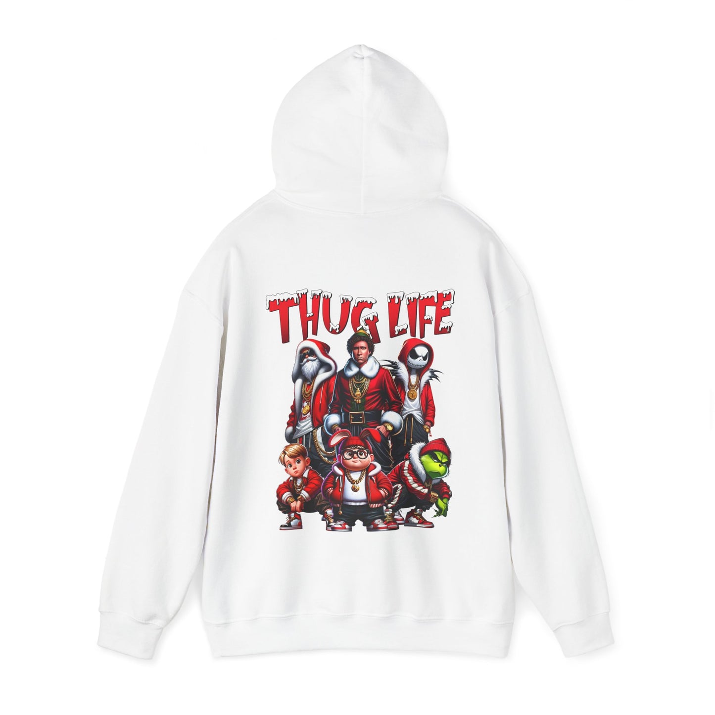 Princess Grace  Thug Life Unisex Heavy Blend Hoodie  Fun Cartoon Graphic Sweatshirt