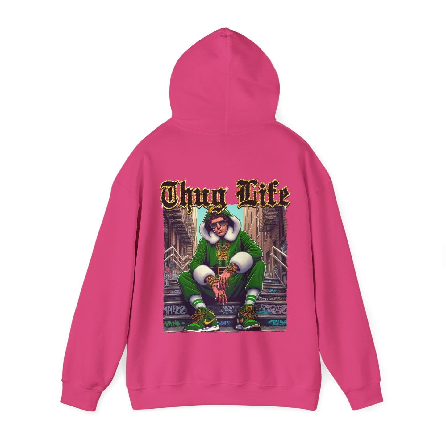 Princess Grace  Thug Life Unisex Heavy Blend™ Hooded Sweatshirt  Casual Streetwear for Urban Culture