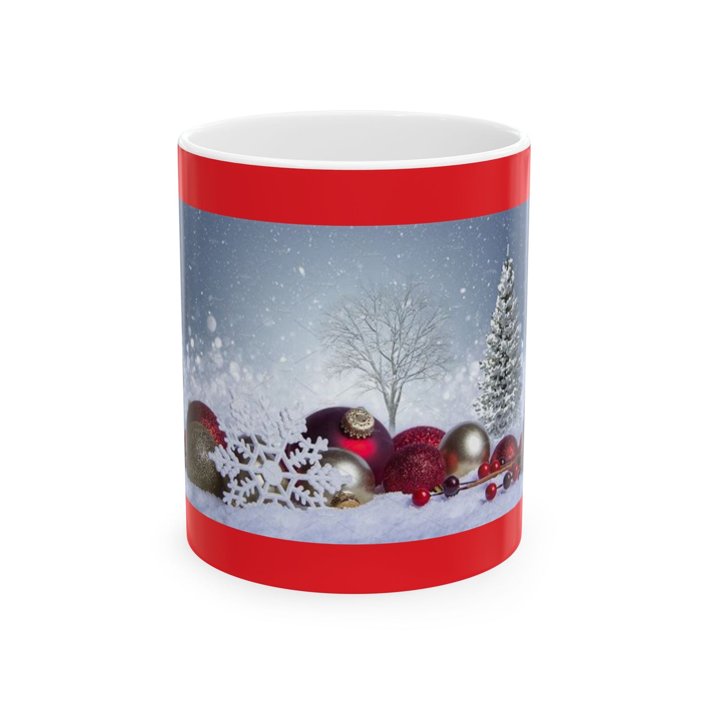 Princess Grace Festive Winter Wonderland Ceramic Mug - Perfect Holiday Gift!