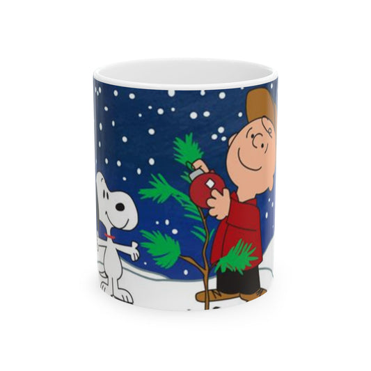 Princess Grace Charlie Brown Christmas Ceramic Mug - Perfect Holiday Gift