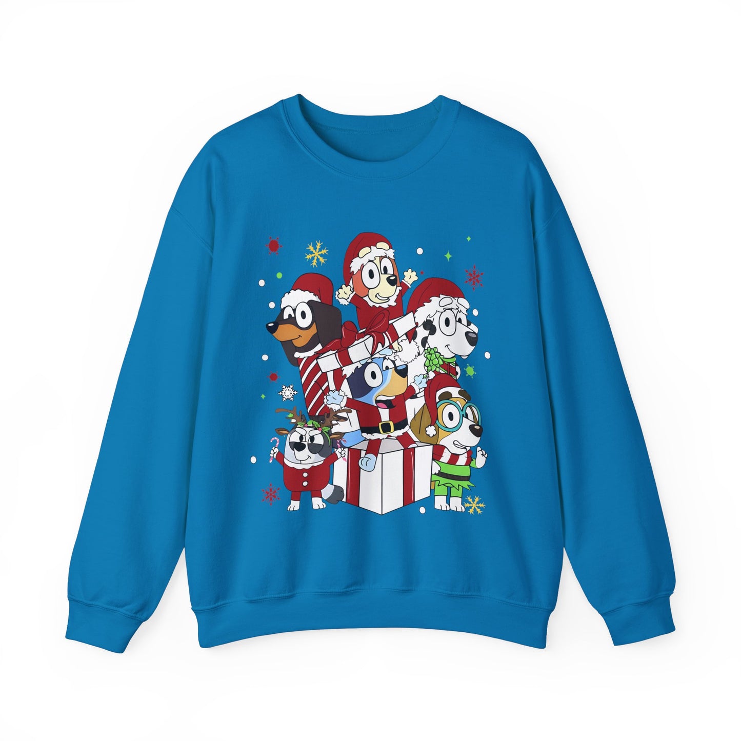 Princess Grace Festive Pet Friends Sweatshirt | Holiday Crewneck for Animal Lovers