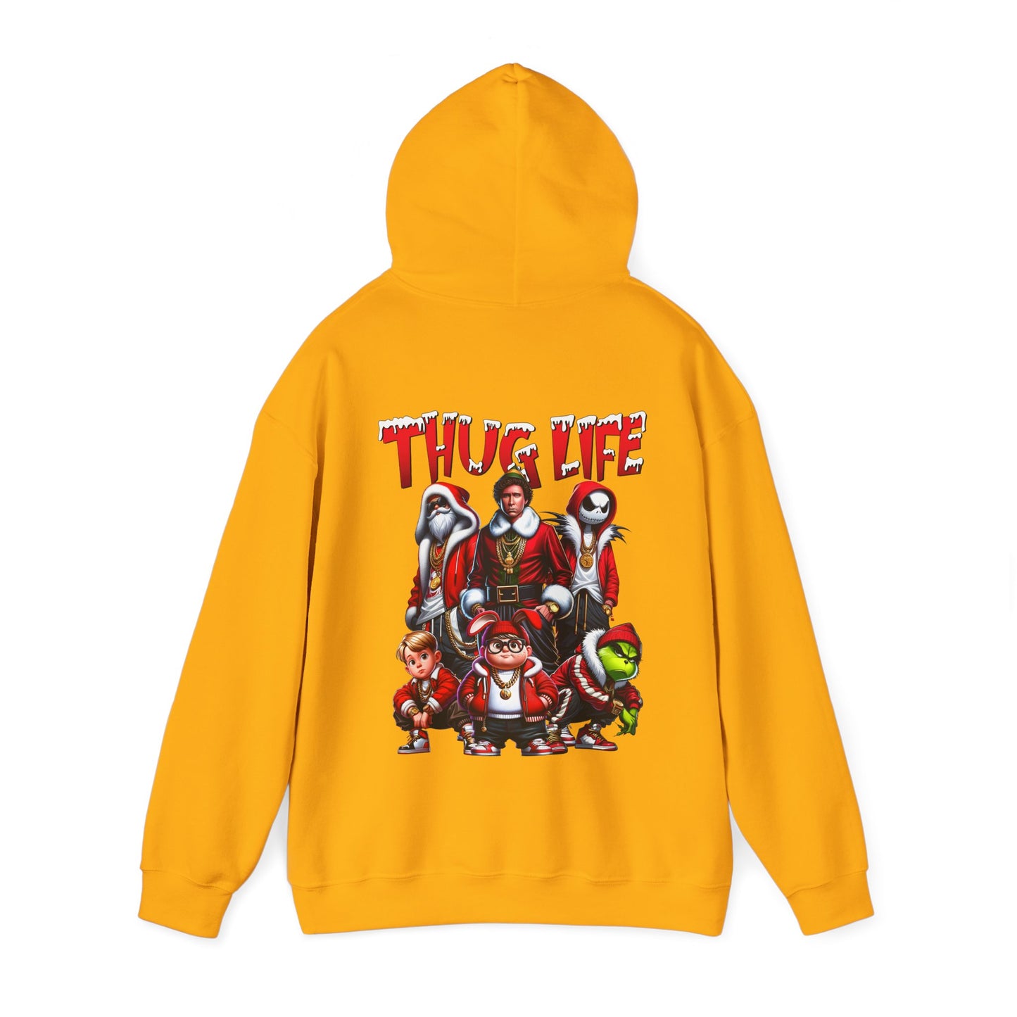 Princess Grace  Thug Life Unisex Heavy Blend Hoodie  Fun Cartoon Graphic Sweatshirt