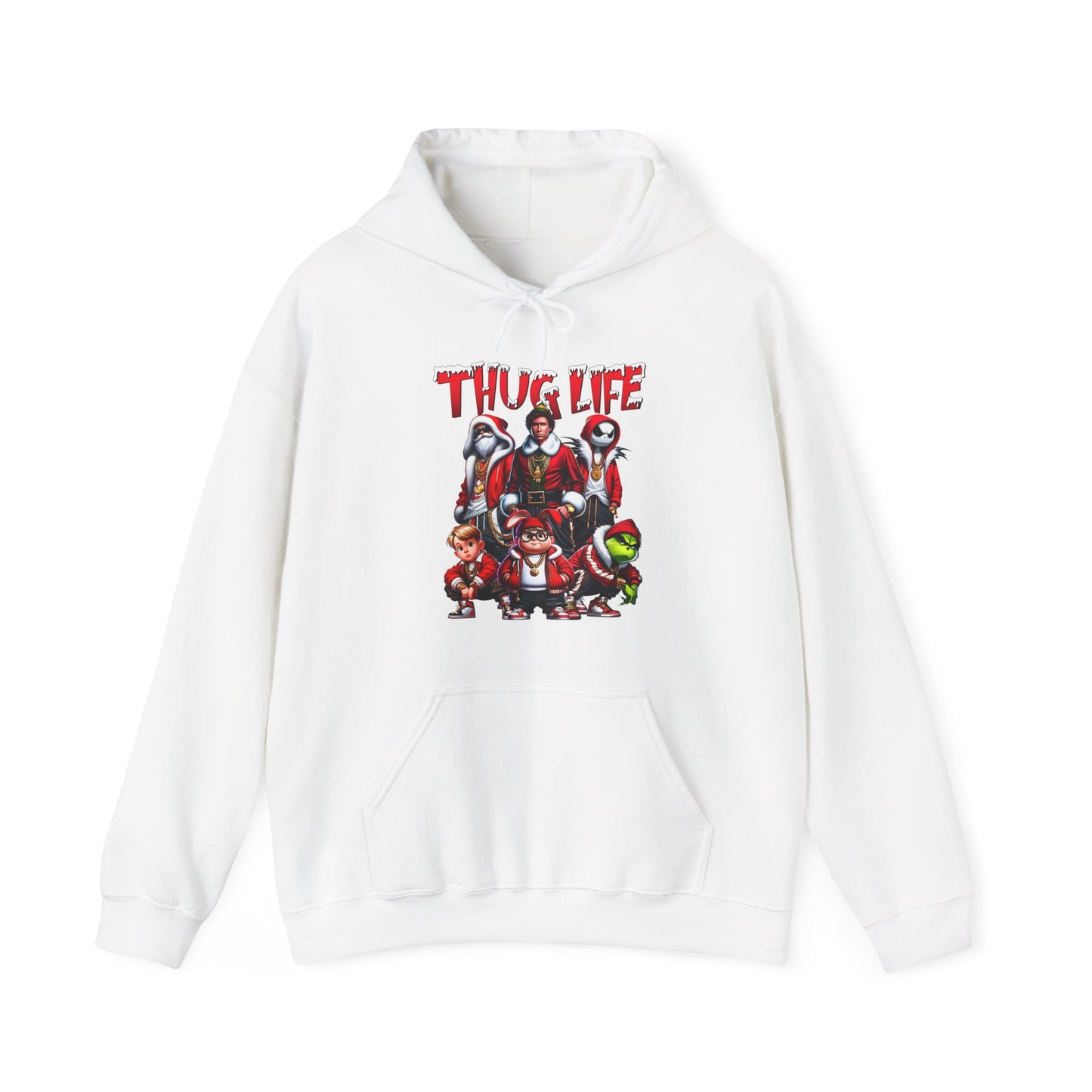 Princess Grace  Thug Life Unisex Heavy Blend Hoodie  Fun Cartoon Graphic Sweatshirt