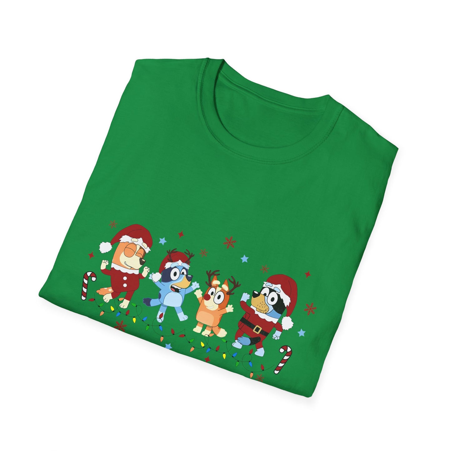 Princess Grace Festive Holiday Unisex T-Shirt - Cheerful Cartoon Characters