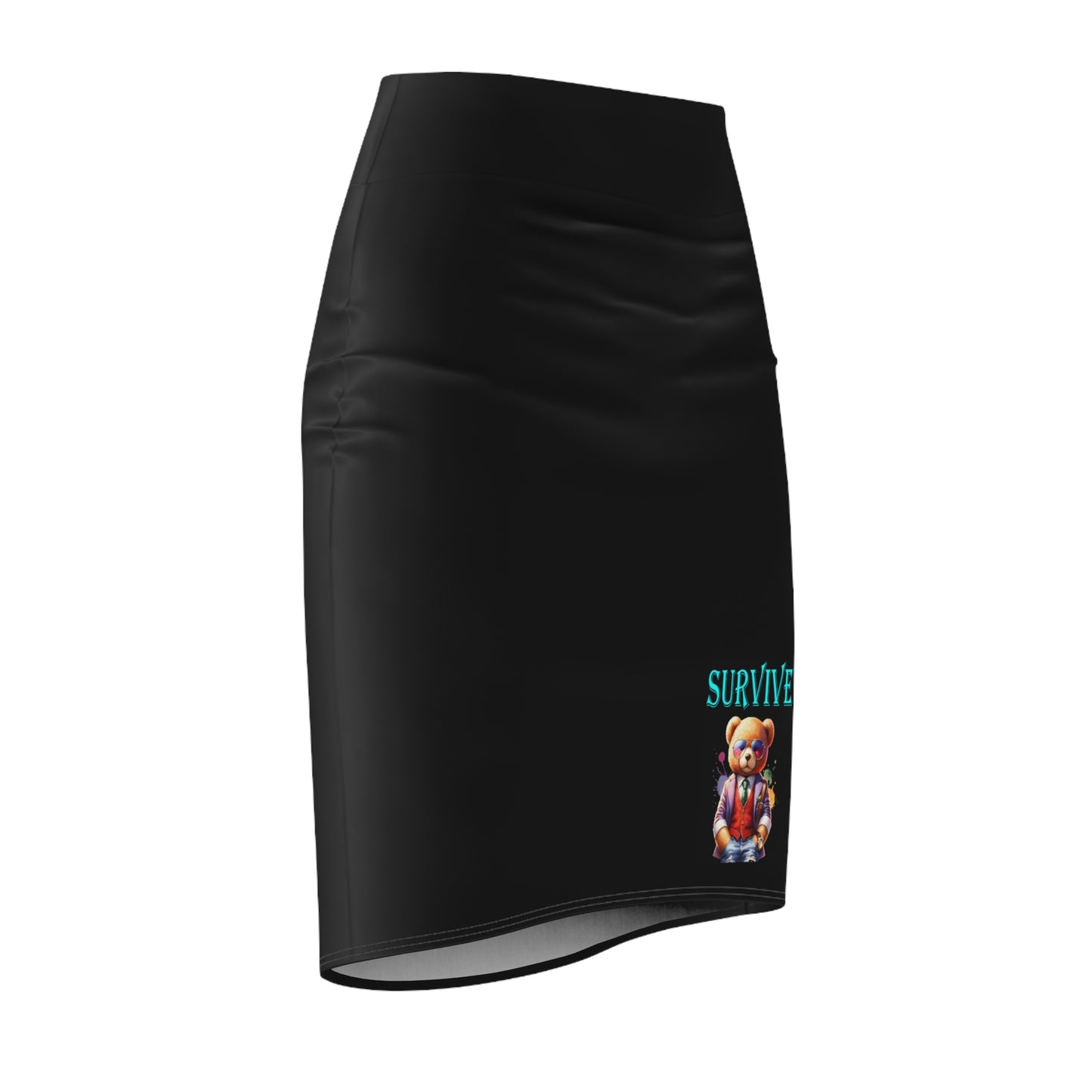 Princess Grace  Survive Women's Pencil Skirt  Stylish and Playful Design for Everyday Wear