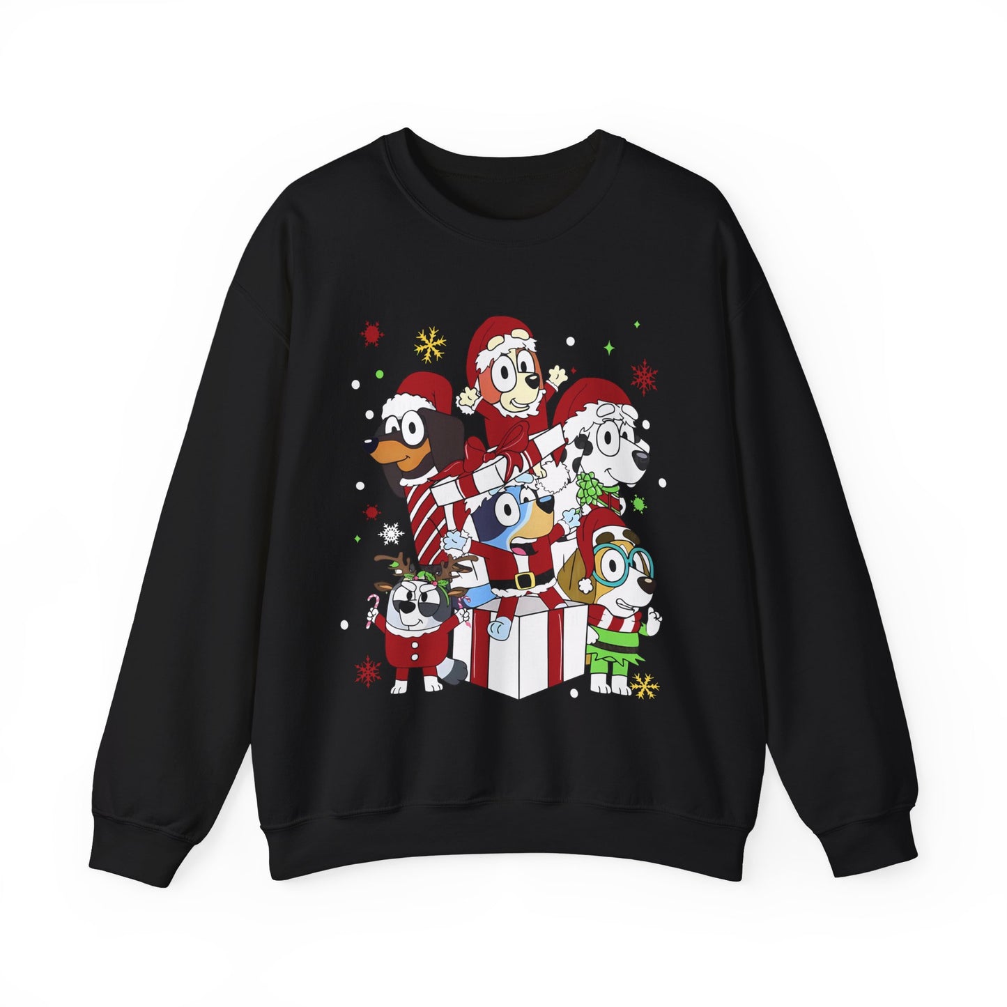 Princess Grace Festive Pet Friends Sweatshirt | Holiday Crewneck for Animal Lovers