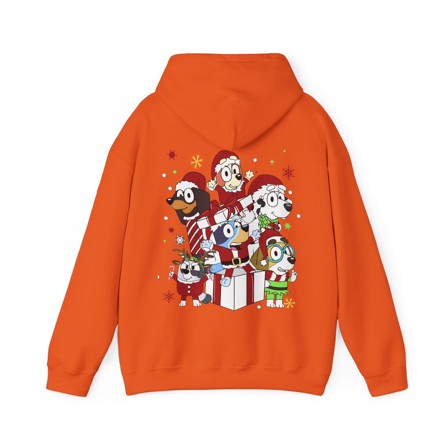 Princess Grace Festive Animal Friends Hoodie – Unisex Heavy Blend™ Sweatshirt for Holiday Cheer