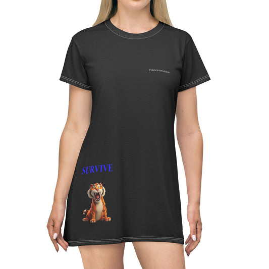 Princess Grace  Survive  T-Shirt Dress