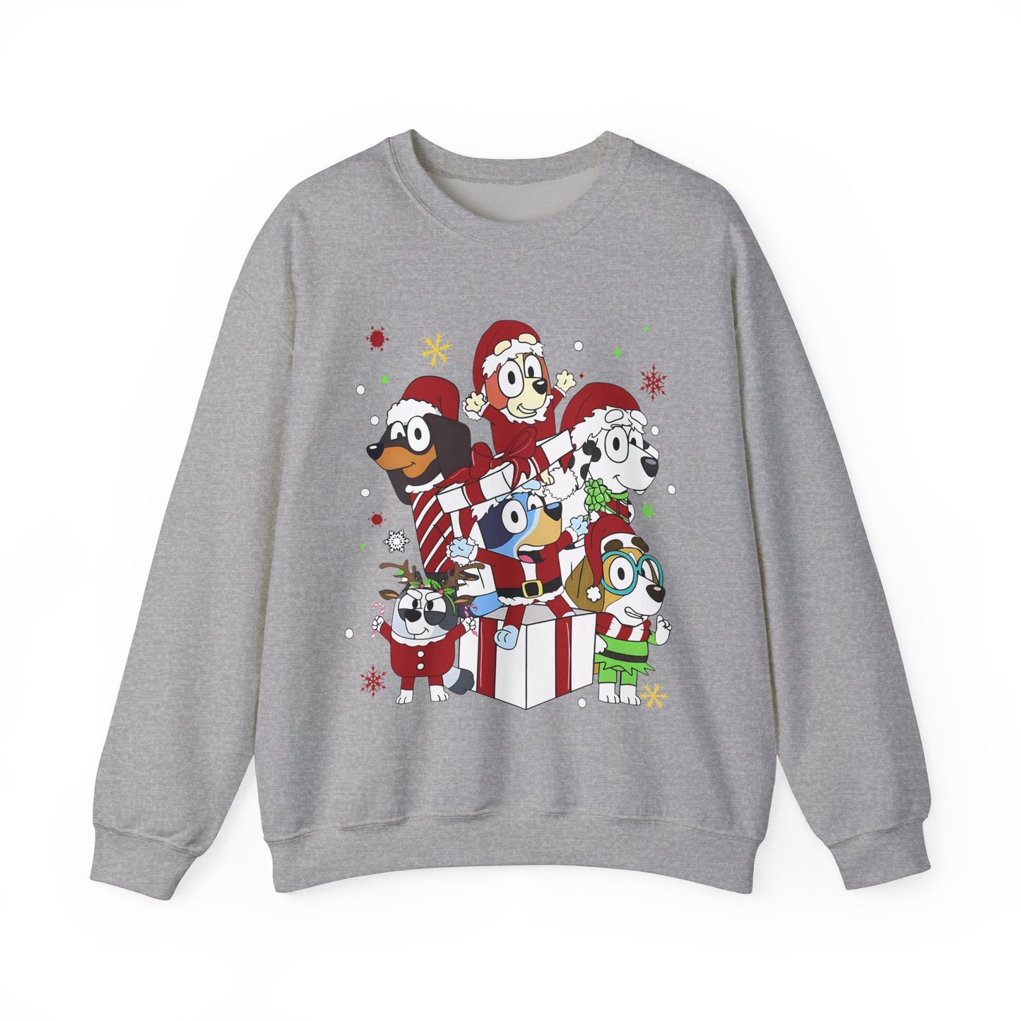 Princess Grace Festive Pet Friends Sweatshirt | Holiday Crewneck for Animal Lovers