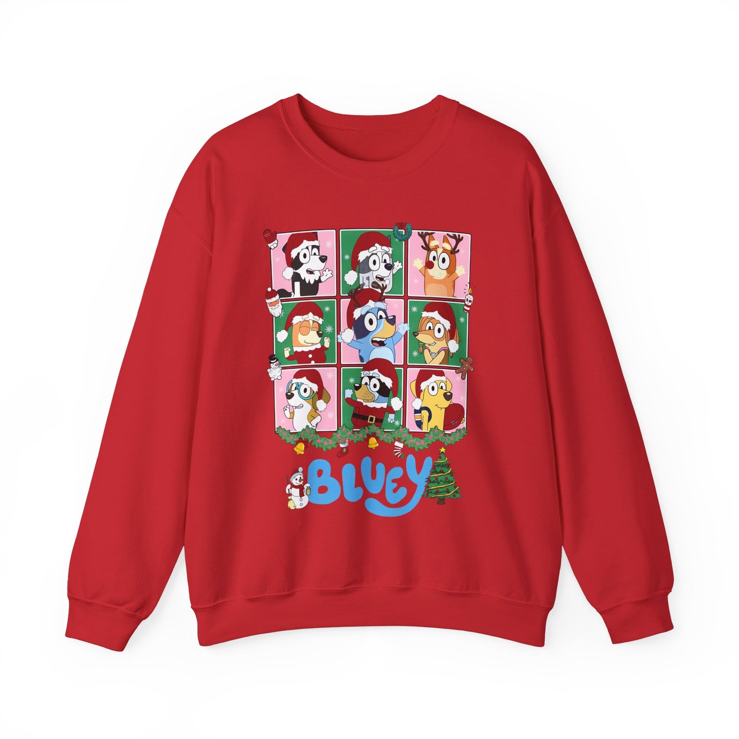 Princess Grace Festive Dog-Themed Crewneck Sweatshirt - Perfect Holiday Gift!