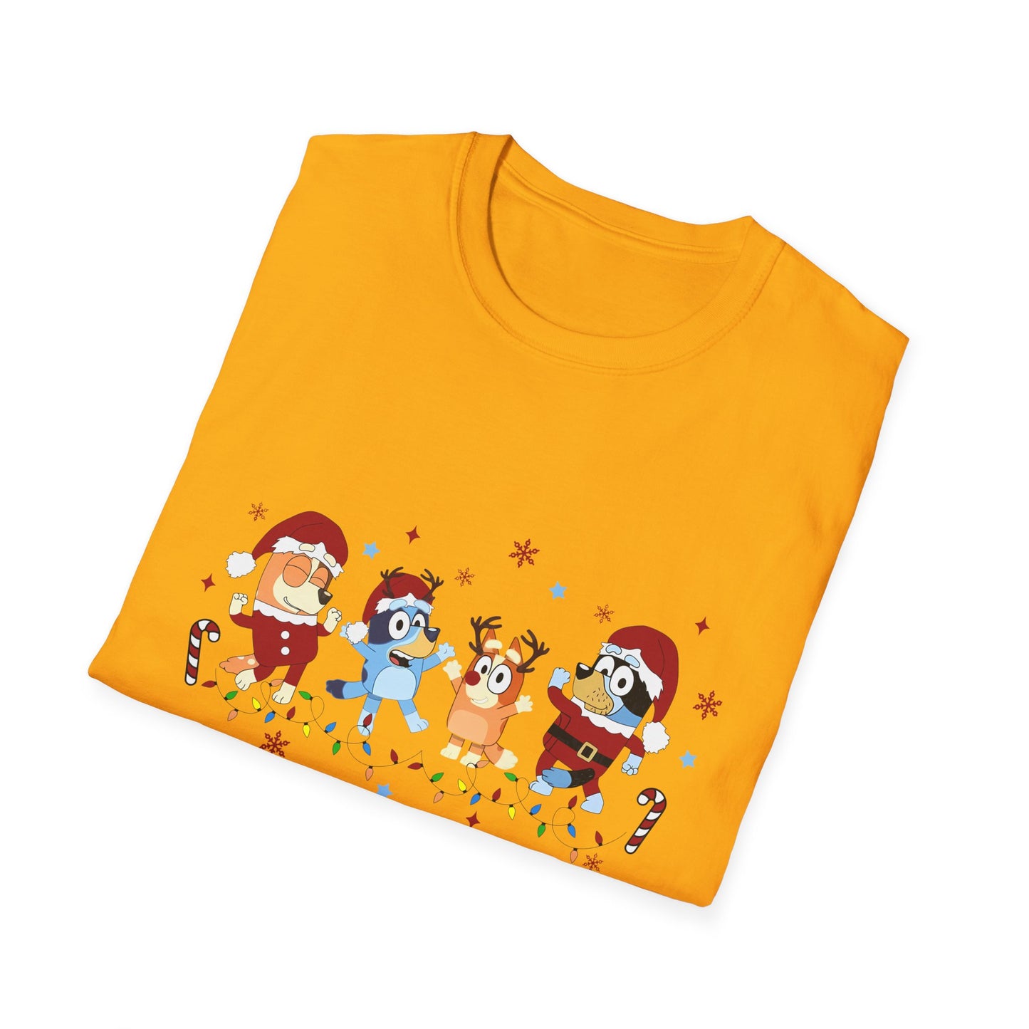 Princess Grace Festive Holiday Unisex T-Shirt - Cheerful Cartoon Characters