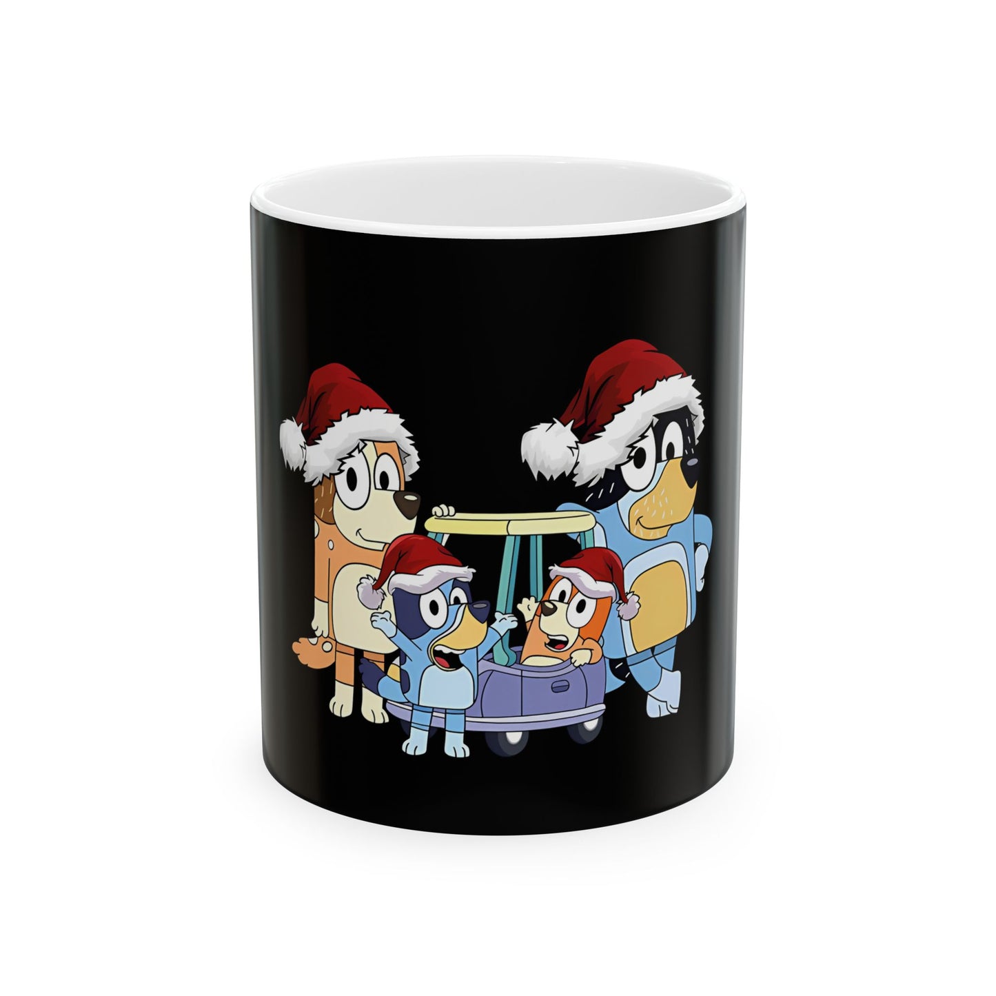 Princess Grace Festive Dog-Themed Ceramic Mug | 11oz & 15oz | Perfect Holiday Gift