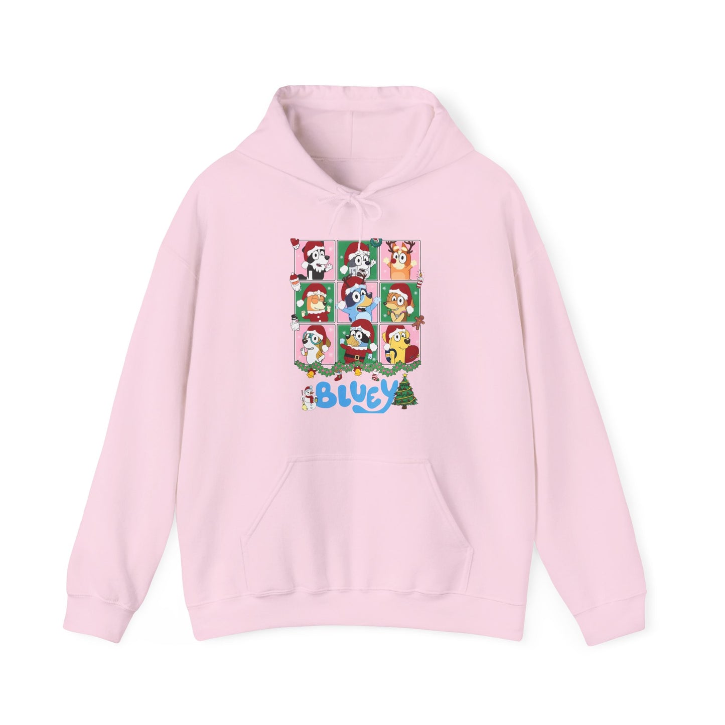 Princess Grace Festive Bluey Unisex Heavy Blend™ Hooded Sweatshirt