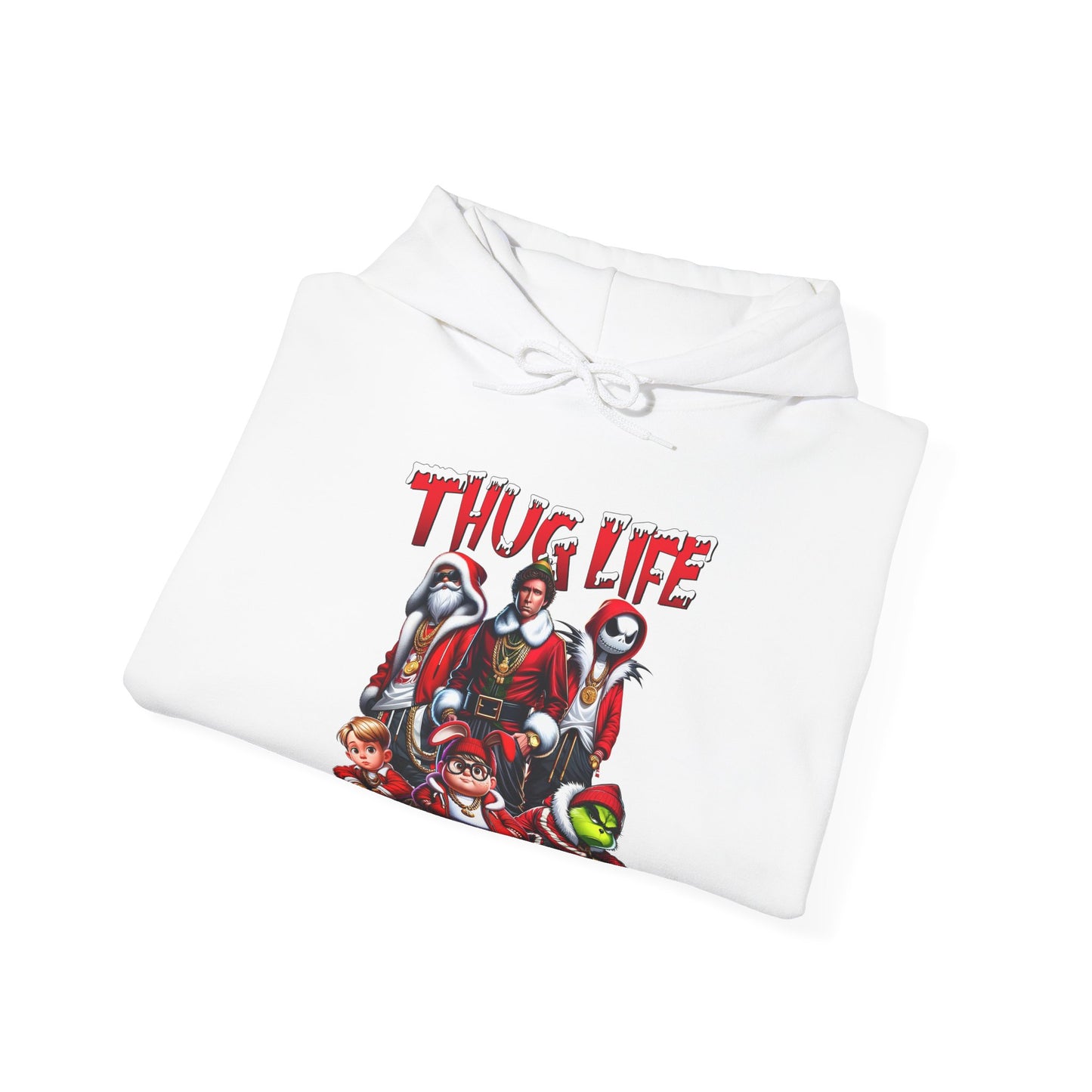 Princess Grace  Thug Life Unisex Heavy Blend Hoodie  Fun Cartoon Graphic Sweatshirt