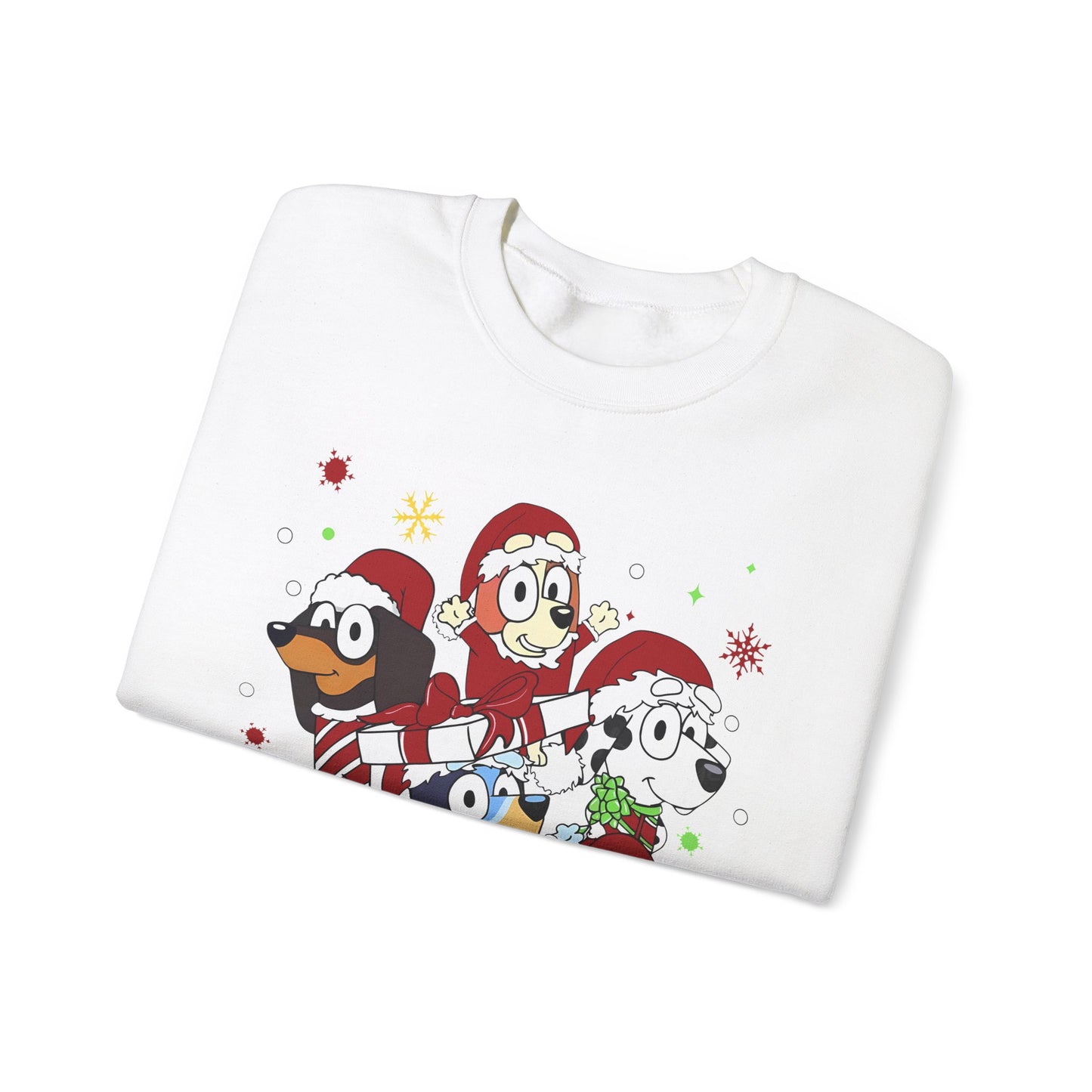 Princess Grace Festive Pet Friends Sweatshirt | Holiday Crewneck for Animal Lovers