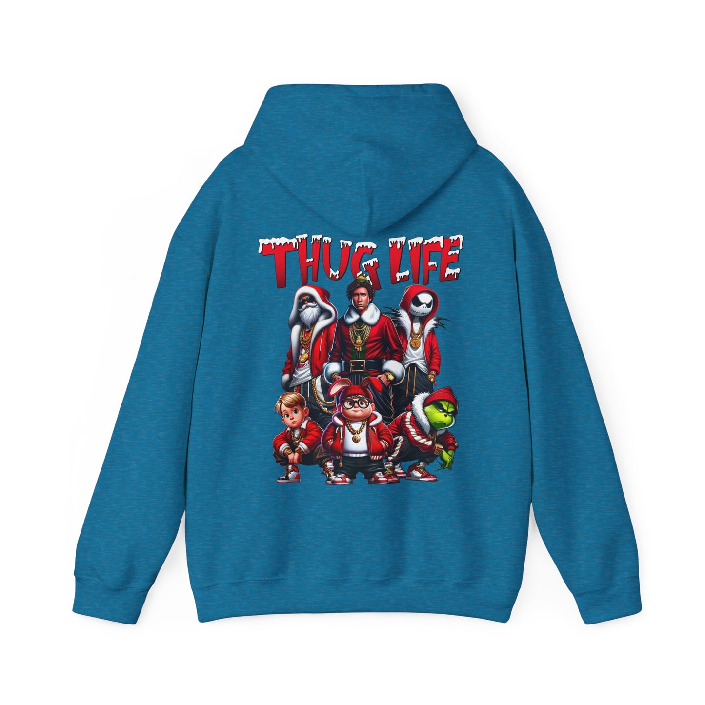 Princess Grace  Thug Life Unisex Heavy Blend Hoodie  Fun Cartoon Graphic Sweatshirt