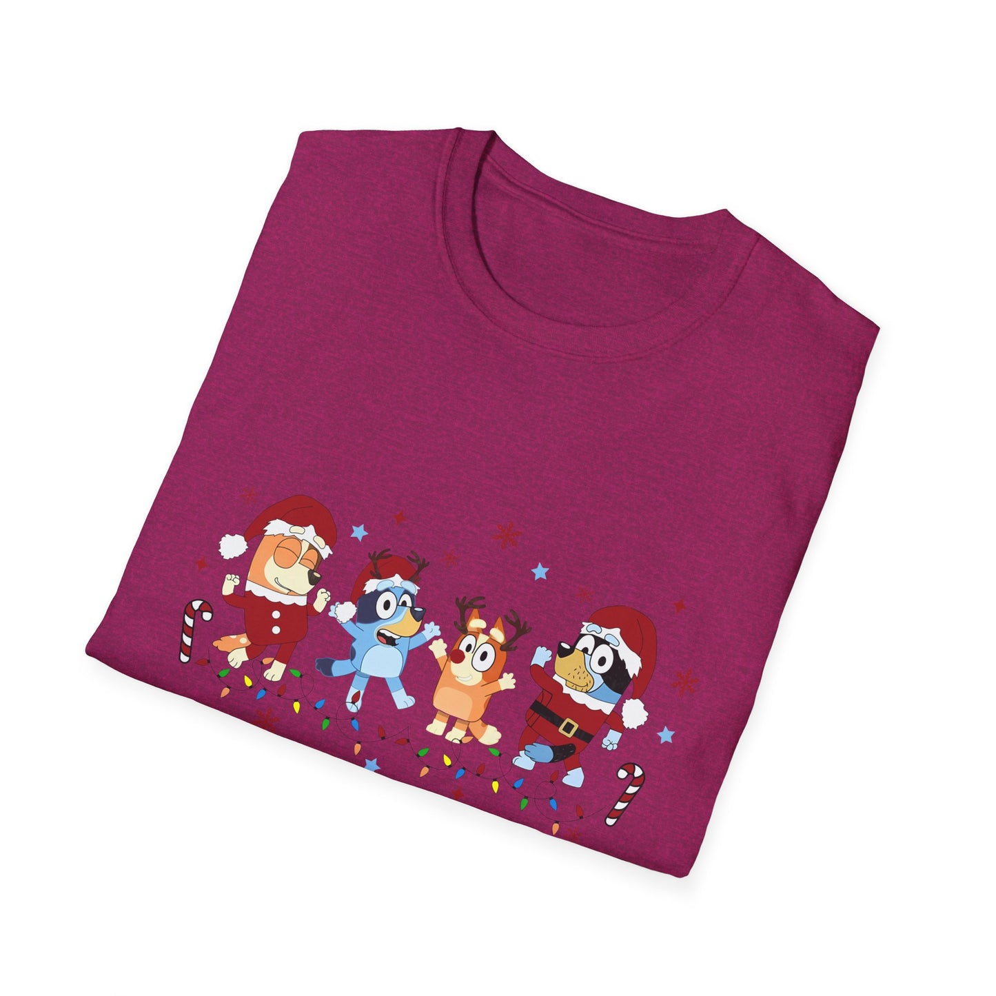 Princess Grace Festive Holiday Unisex T-Shirt - Cheerful Cartoon Characters