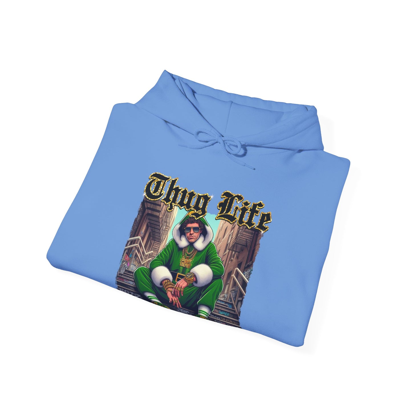 Princess Grace  Thug Life Unisex Heavy Blend™ Hooded Sweatshirt  Casual Streetwear for Urban Culture