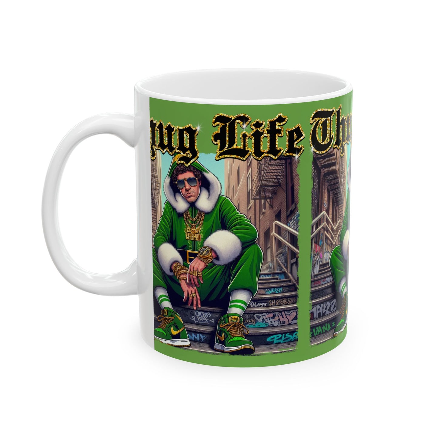 Princess Grace  Thug Life Ceramic Mug  11oz 15oz  Perfect for Urban Culture Enthusiasts