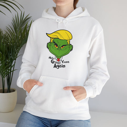 Grinch Christmas Hoodie - "Make Great XMAS Again" Unisex Heavy Blend™