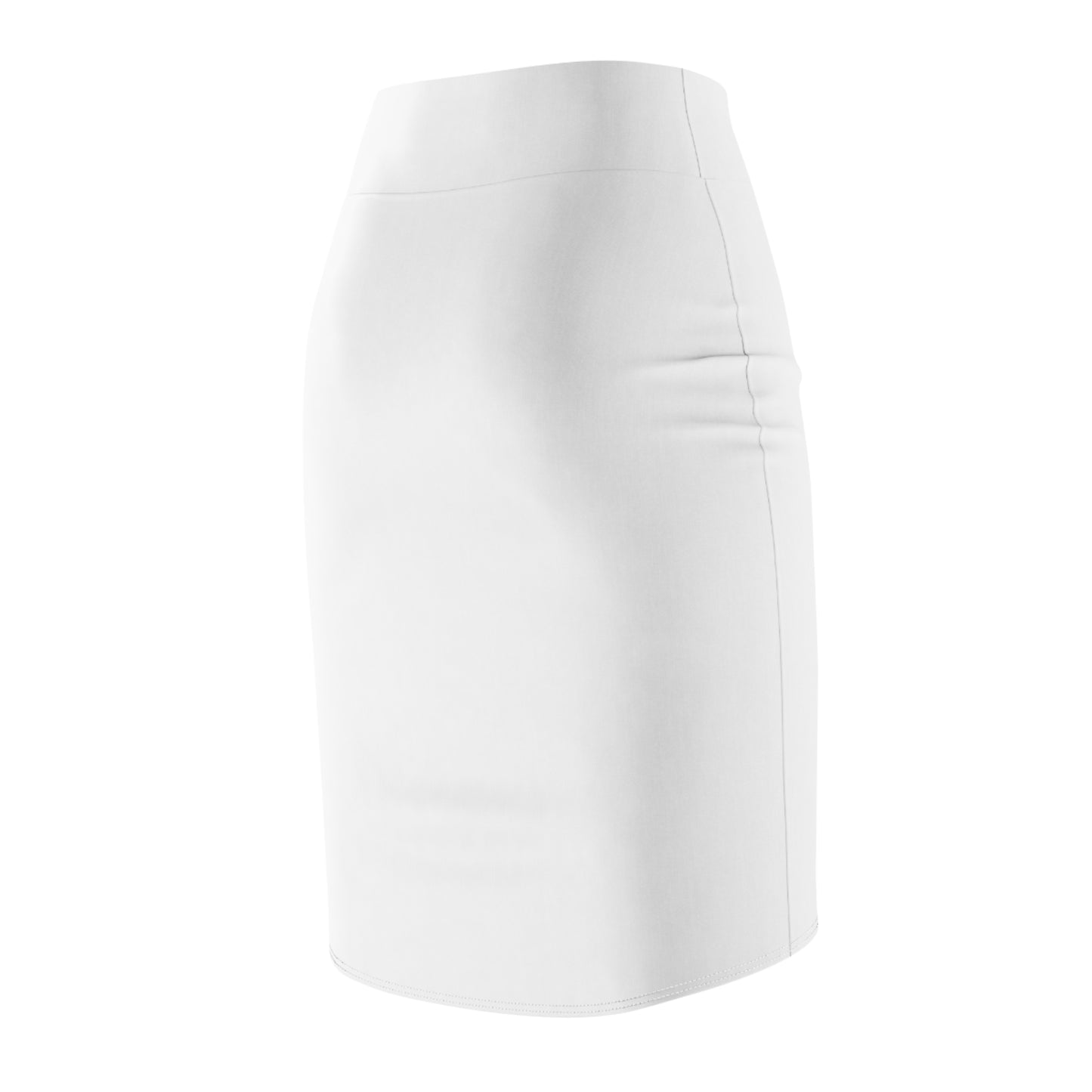 Festive Women's Pencil Skirt - 'Just Waiting for Christmas' Design