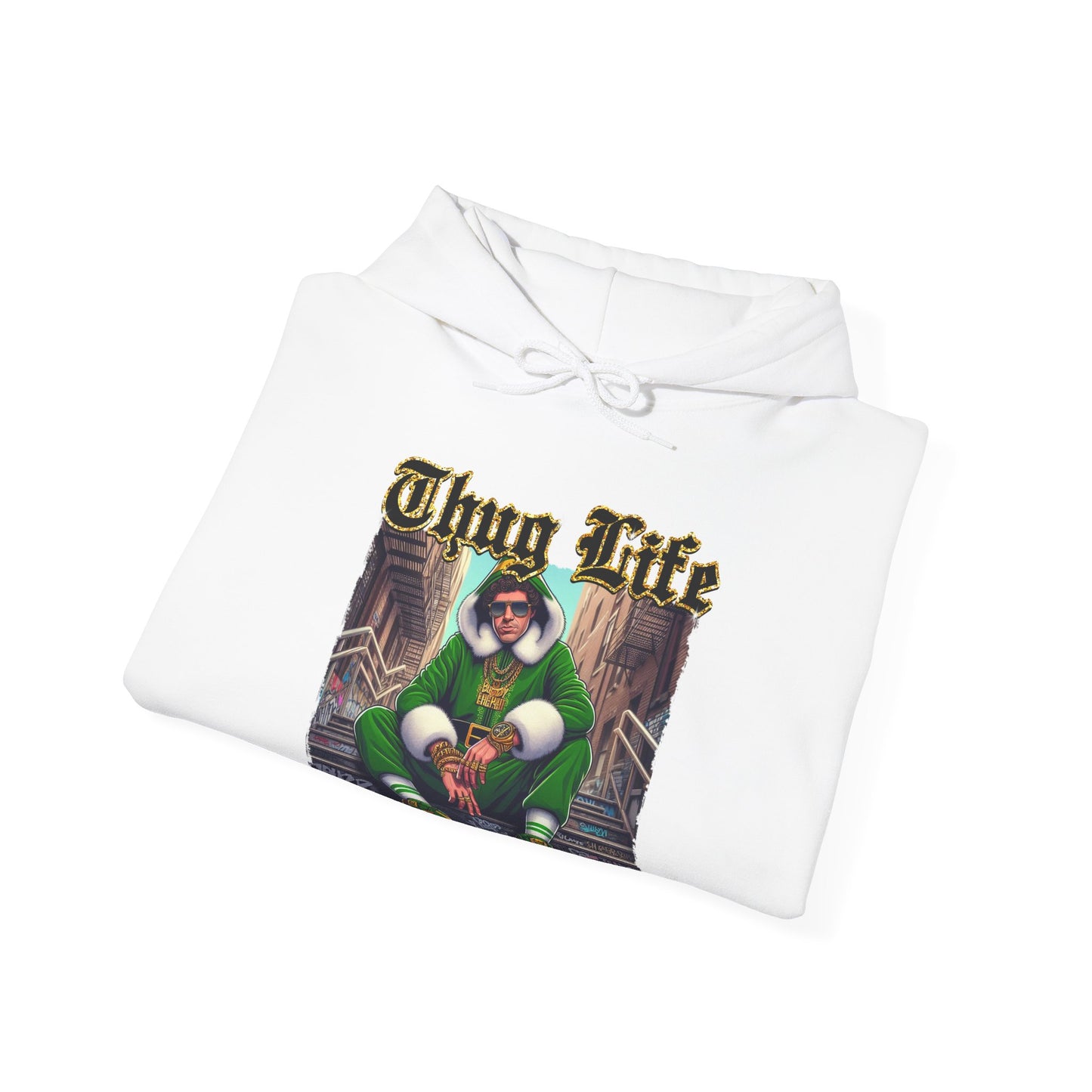 Princess Grace  Thug Life Unisex Heavy Blend™ Hooded Sweatshirt  Casual Streetwear for Urban Culture