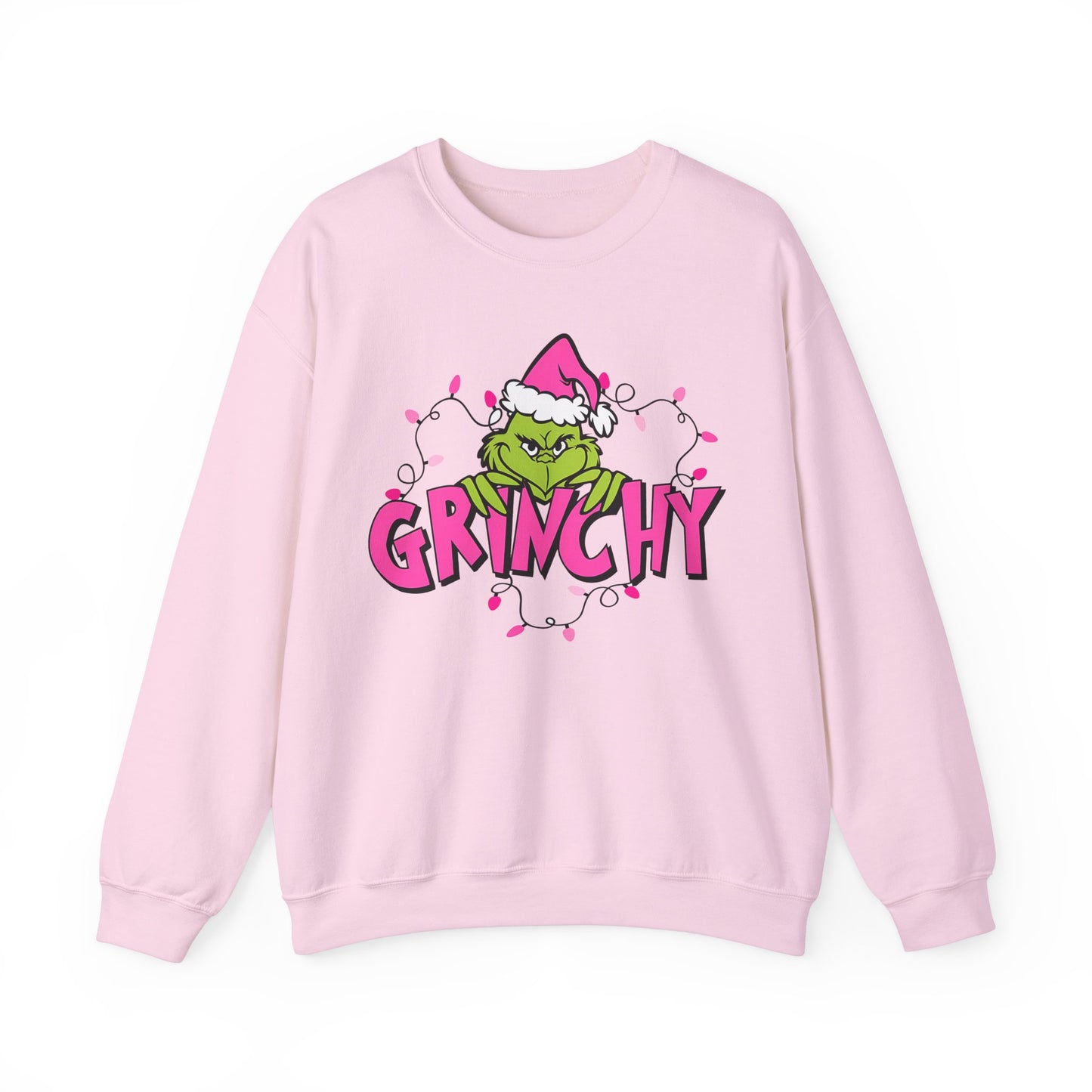 Princess Grace Grinchy Christmas Crewneck Sweatshirt - Unisex Heavy Blend™ Holiday Apparel