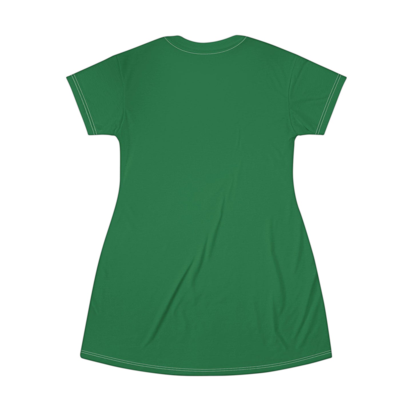 Princess Grace  Festive Grinch T-Shirt Dress  Perfect for Holiday Cheer and Everyday Comfort