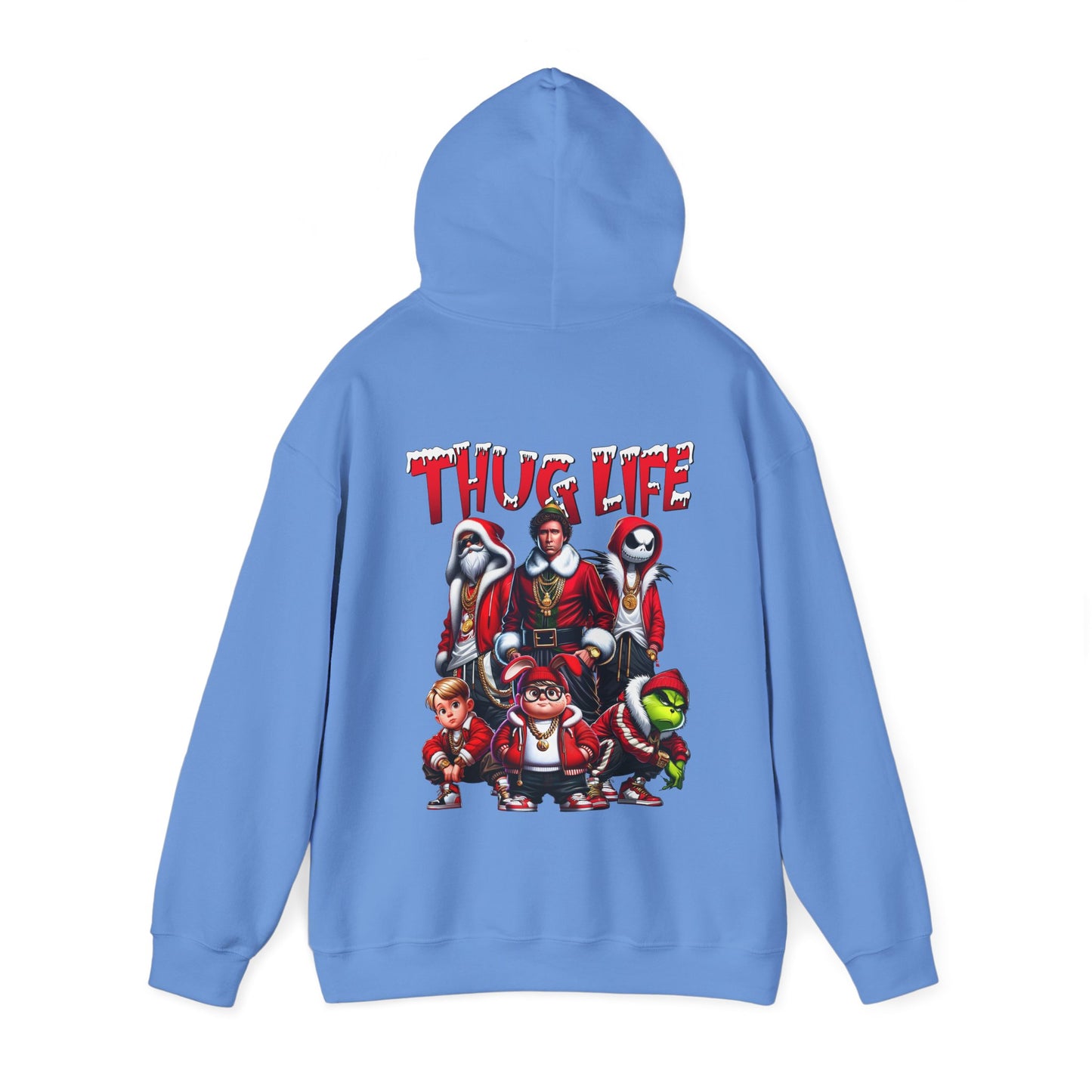 Princess Grace  Thug Life Unisex Heavy Blend Hoodie  Fun Cartoon Graphic Sweatshirt