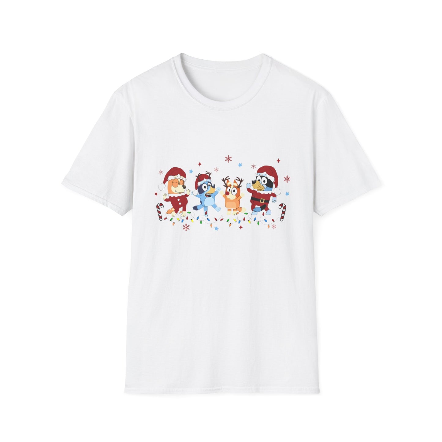 Princess Grace Festive Holiday Unisex T-Shirt - Cheerful Cartoon Characters