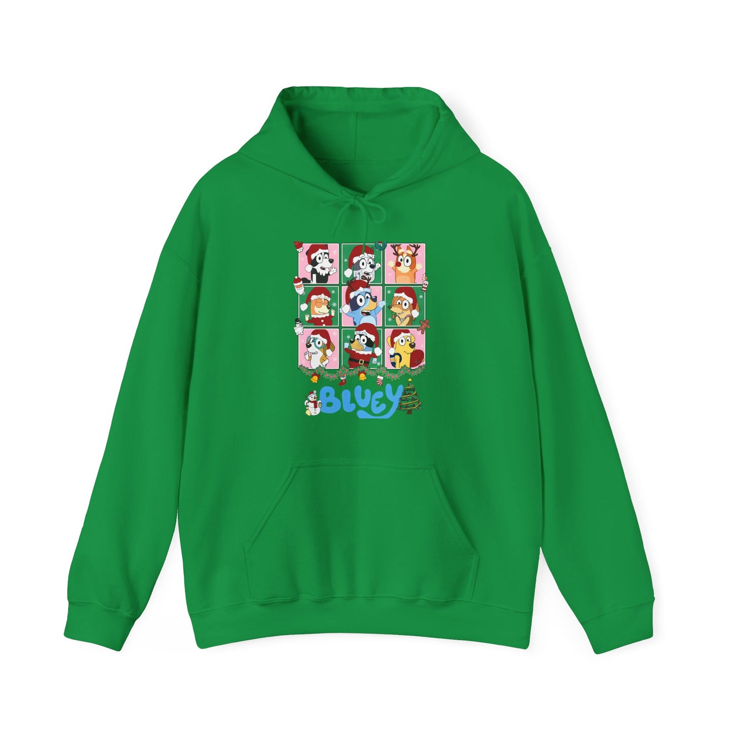 Princess Grace Festive Bluey Unisex Heavy Blend™ Hooded Sweatshirt