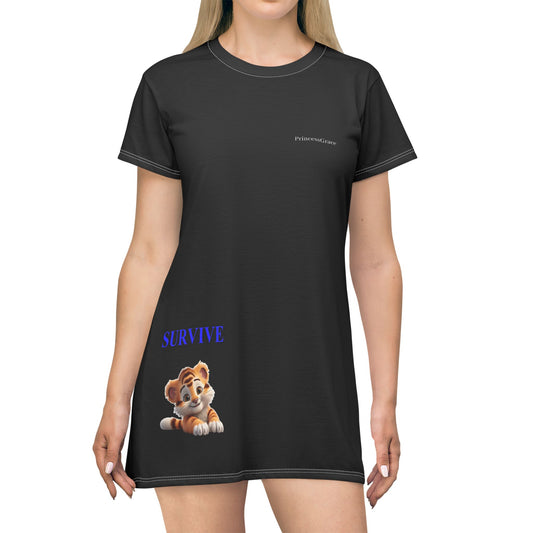 Princess Grace Survive  T-Shirt Dress