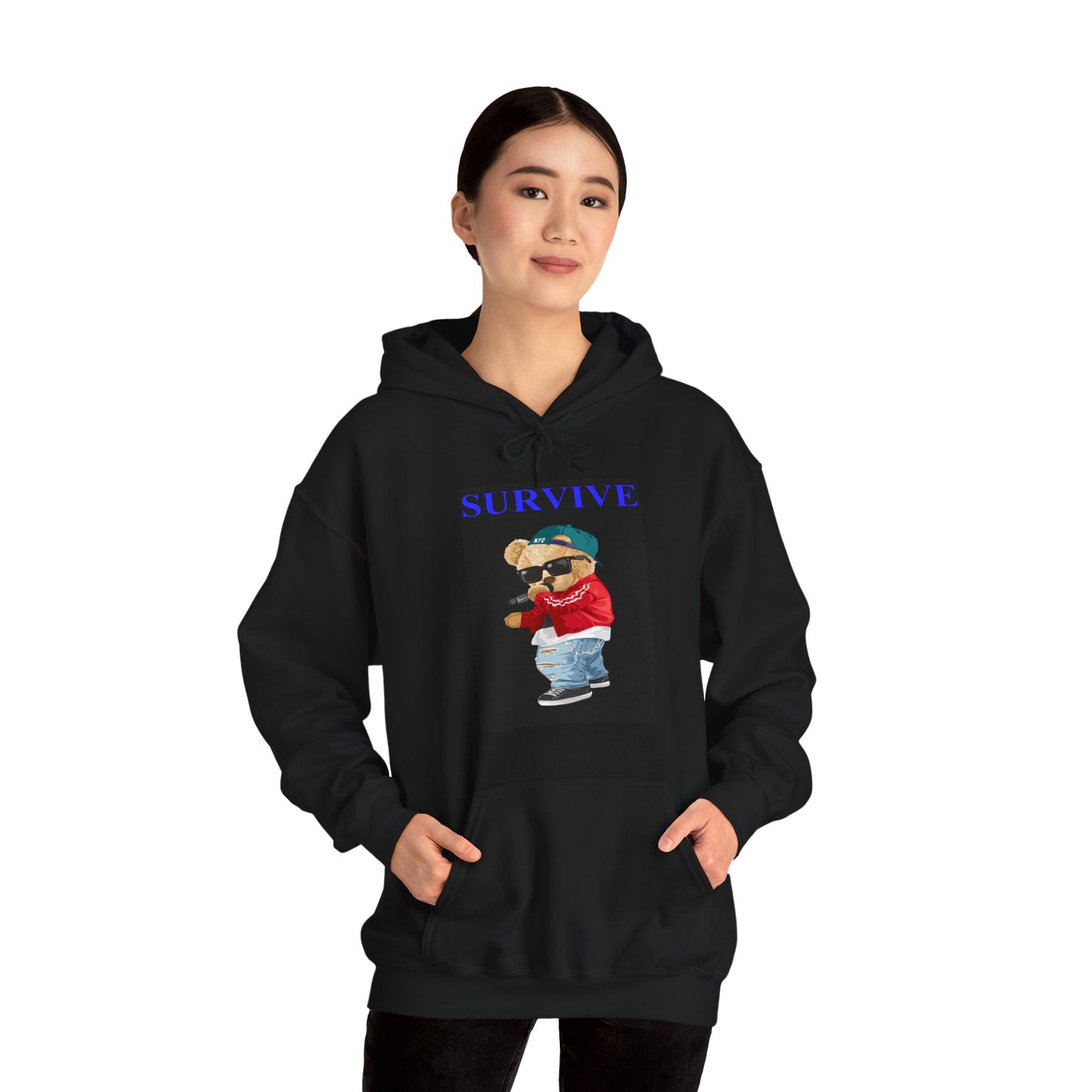 Princess Grace Survive  Unisex Heavy Blend™ Hooded Sweatshirt