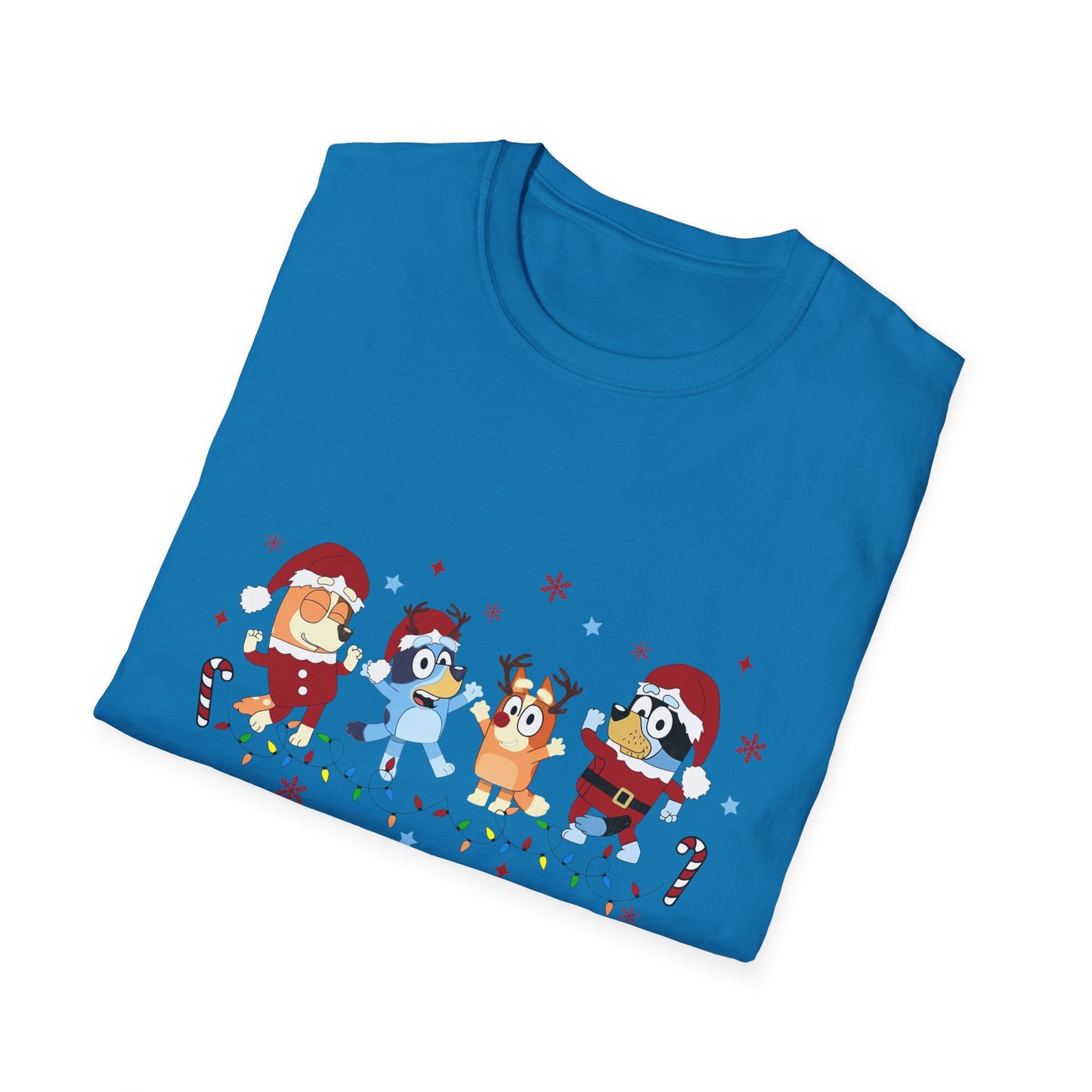 Princess Grace Festive Holiday Unisex T-Shirt - Cheerful Cartoon Characters