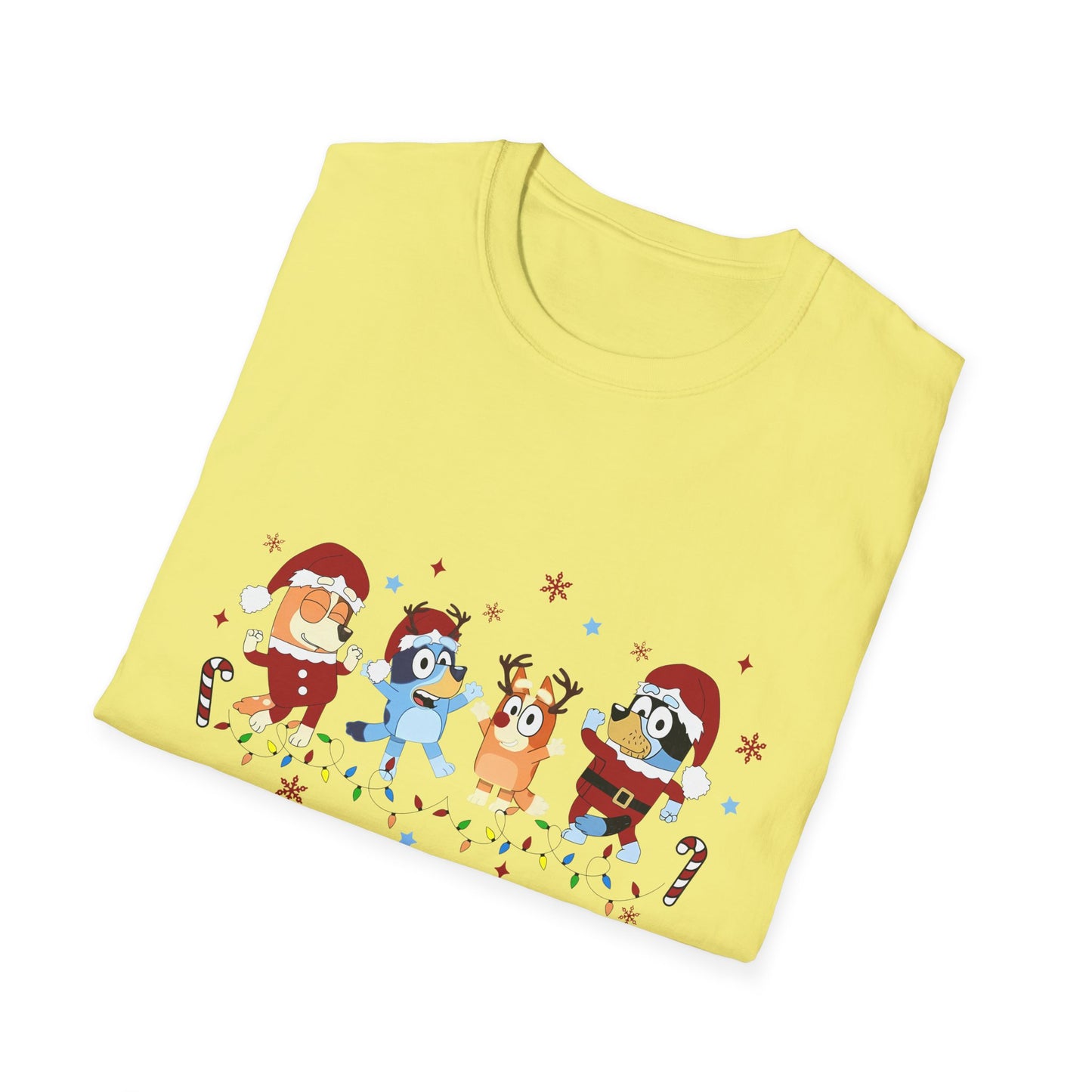 Princess Grace Festive Holiday Unisex T-Shirt - Cheerful Cartoon Characters