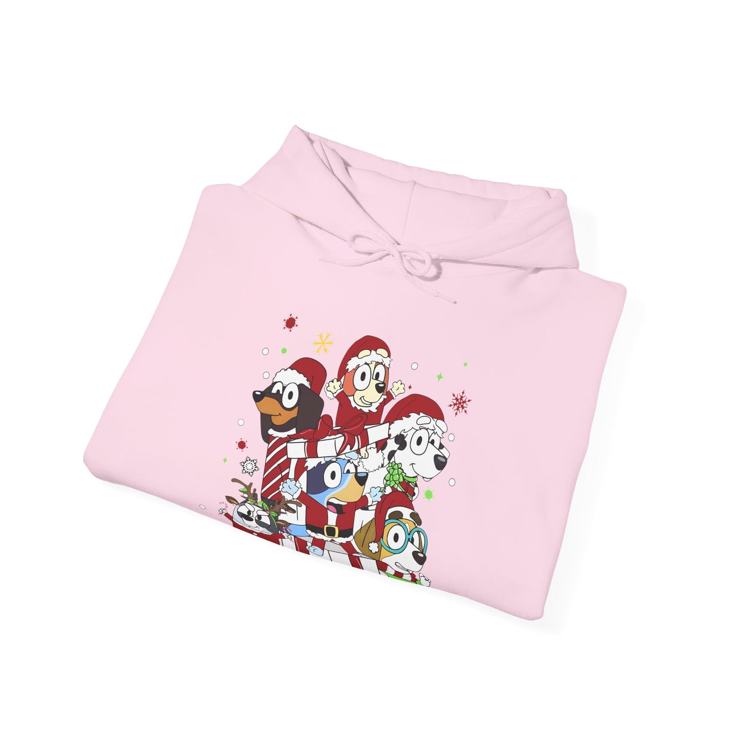 Princess Grace Festive Animal Friends Hoodie – Unisex Heavy Blend™ Sweatshirt for Holiday Cheer